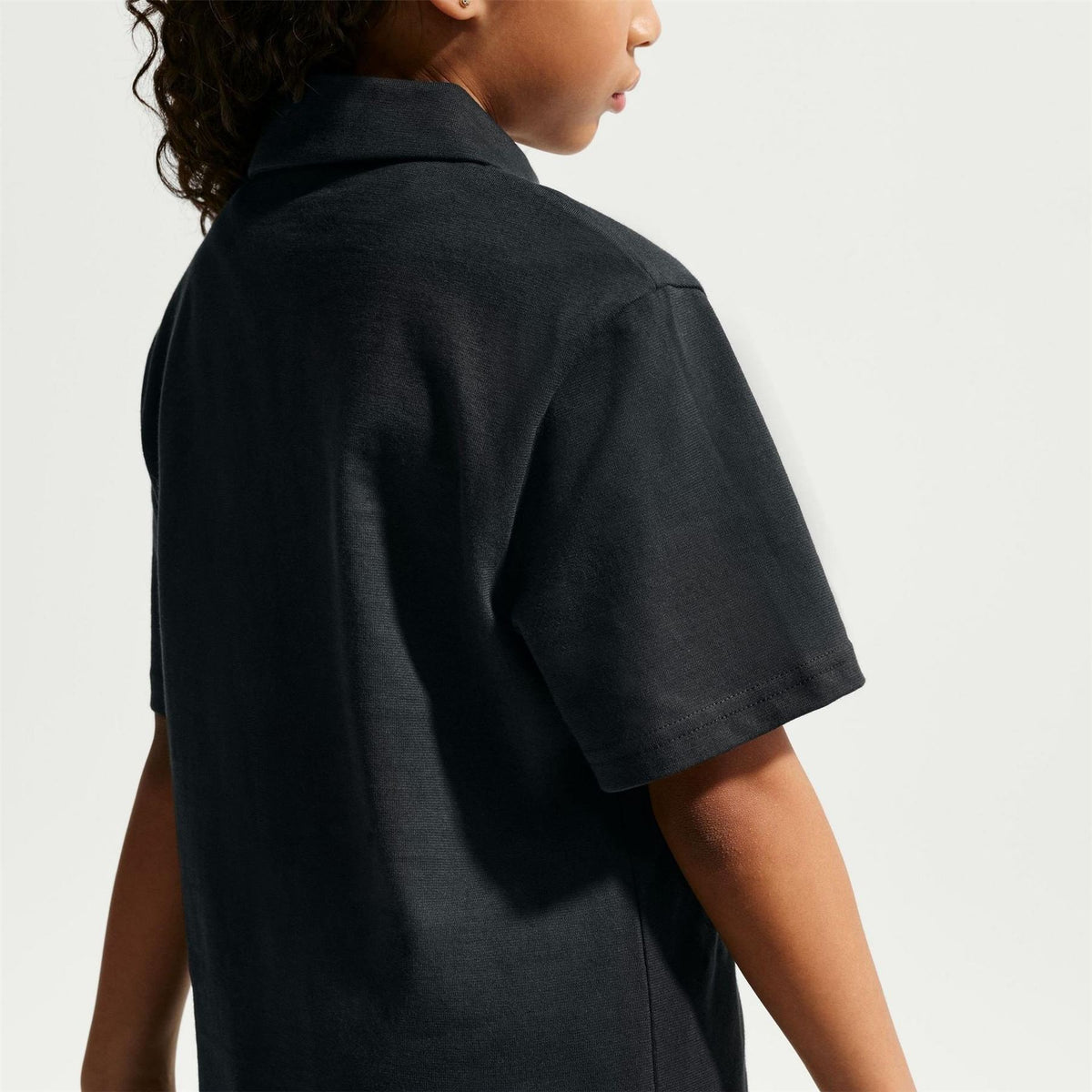 Nike Bold Logo Collared Neck Short Sleeve Polo Shirt
