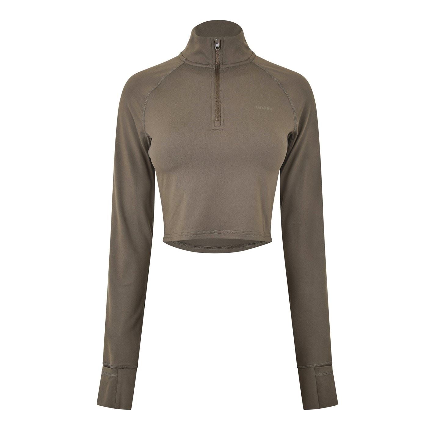 USA Pro Womens Pro Training Quarter Zip Jacket