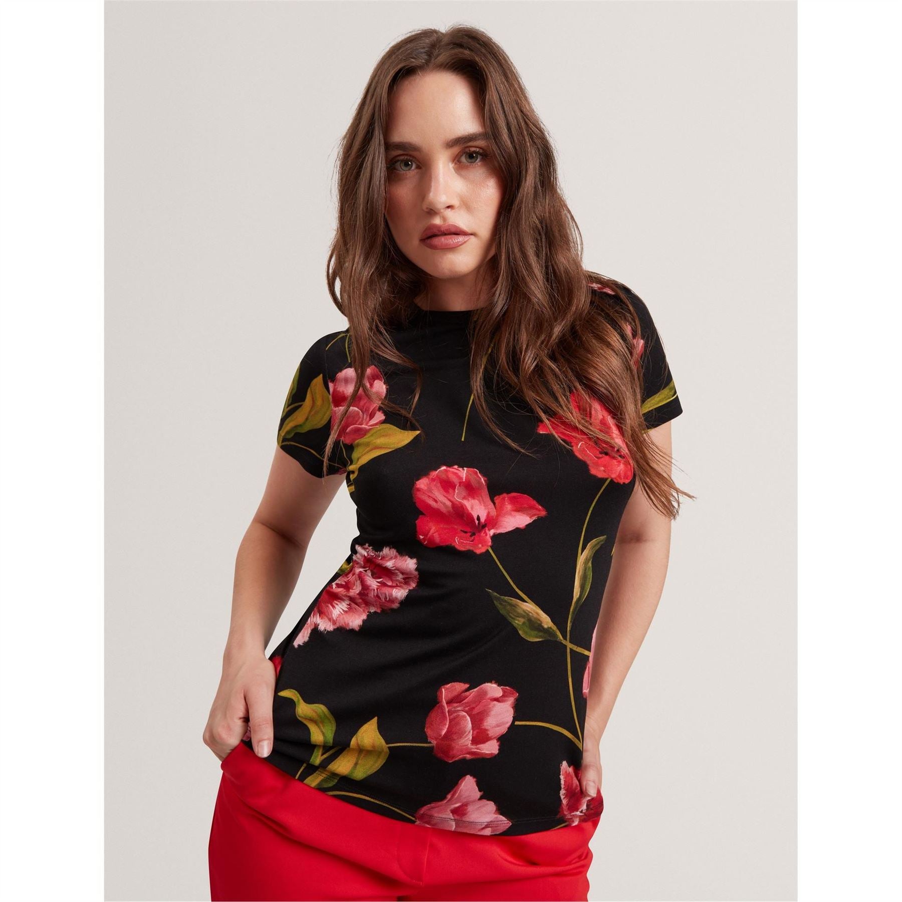 Ted Baker Slim Fit Crew Neck Short Sleeve T-Shirt