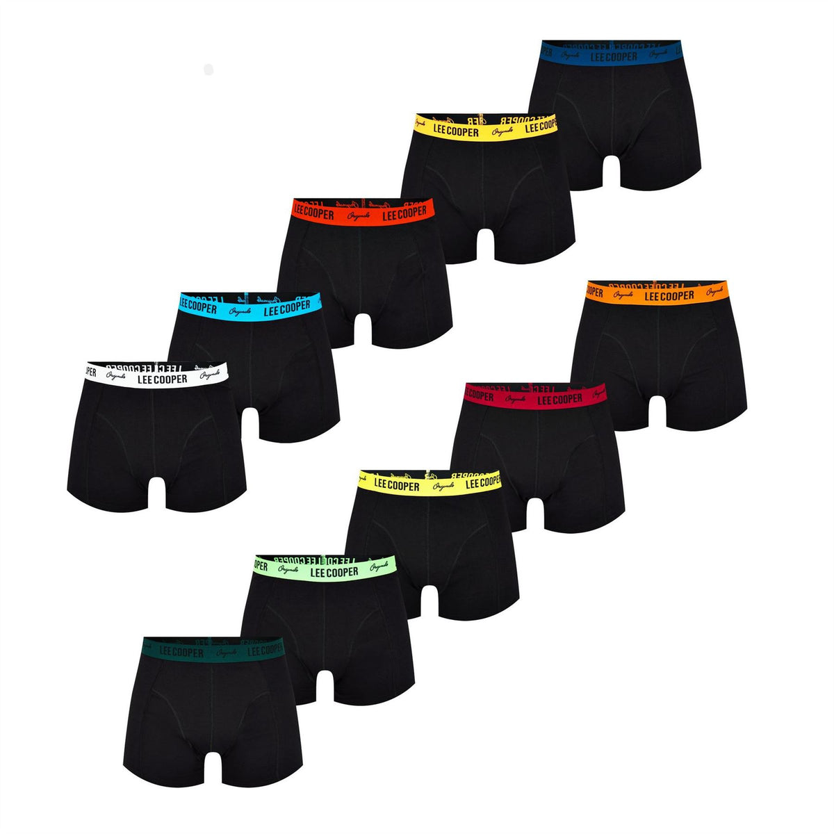 Lee Cooper Mens Cooper 10 Pack Hipster Trunks