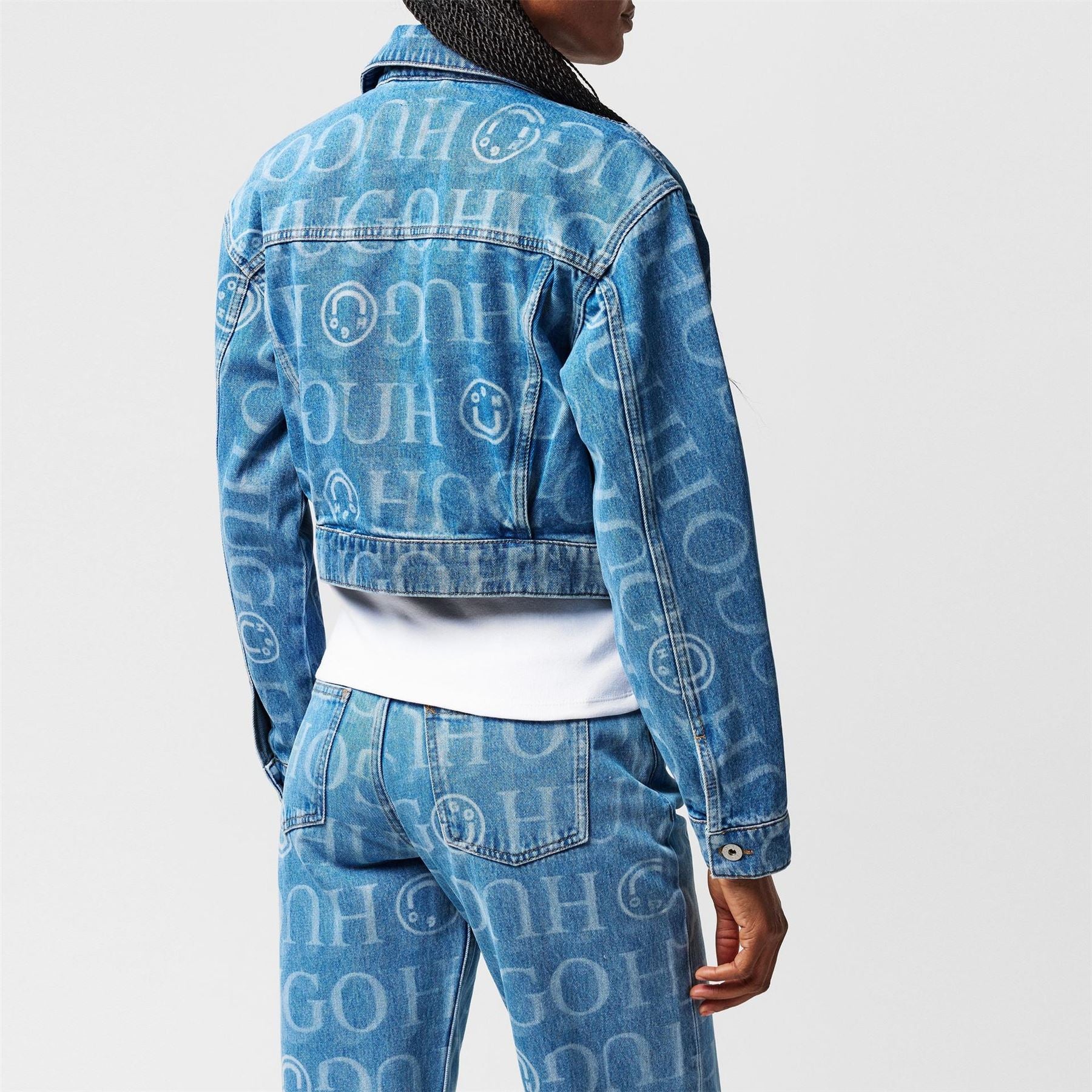Hugo Galatea Blue Structured Denim Jacket