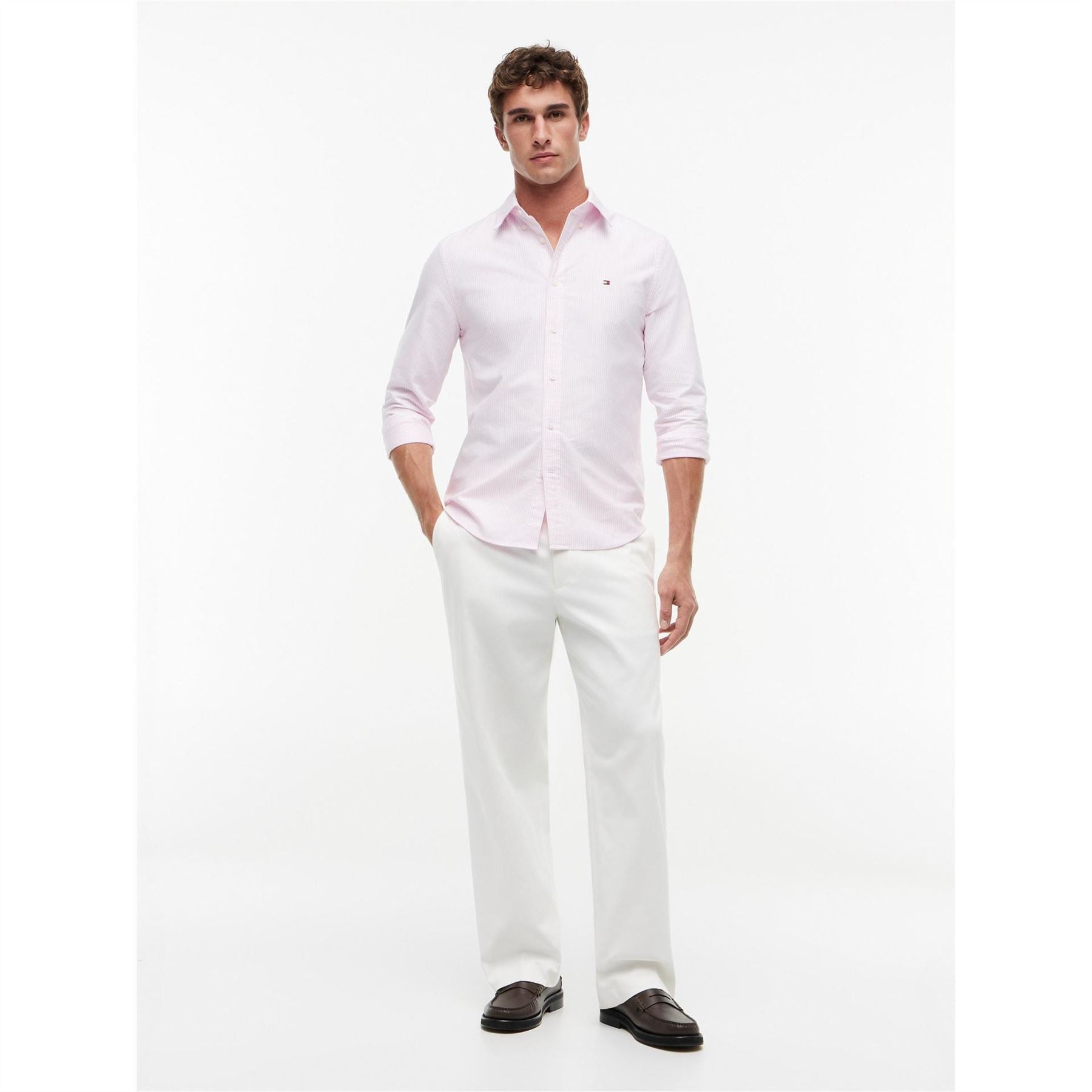 Tommy Hilfiger 1985 Flex Oxford Stripe  Shirt