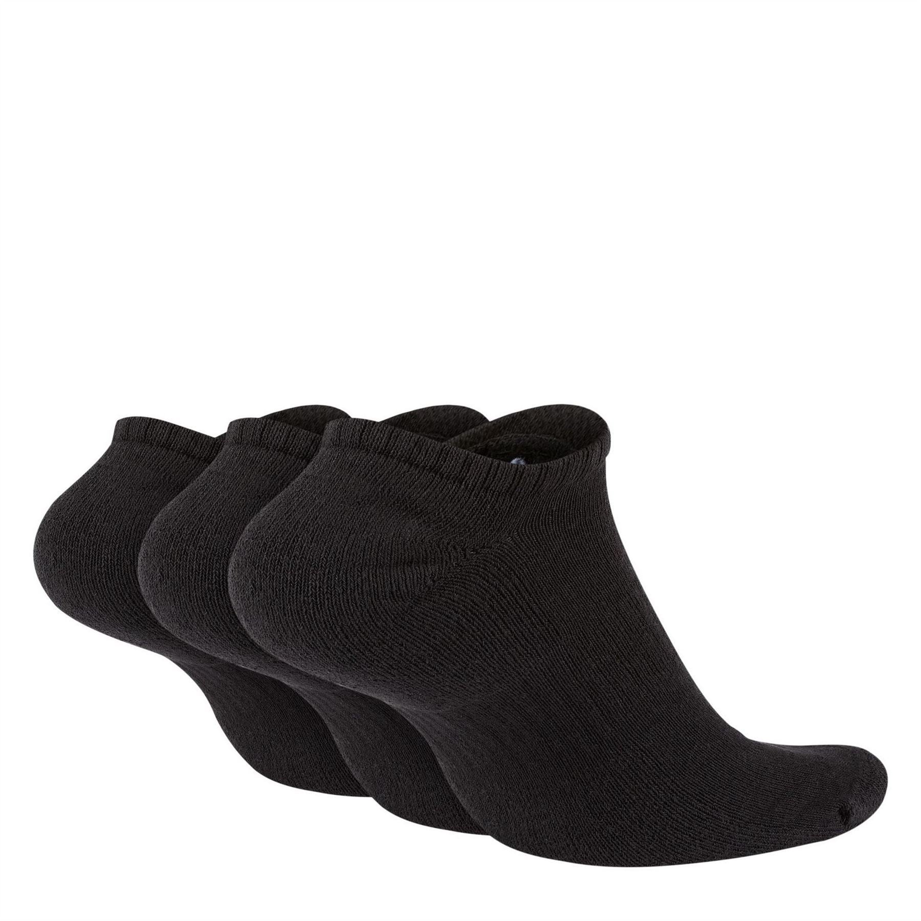 Nike 3 Pack Cushioned No Show Socks