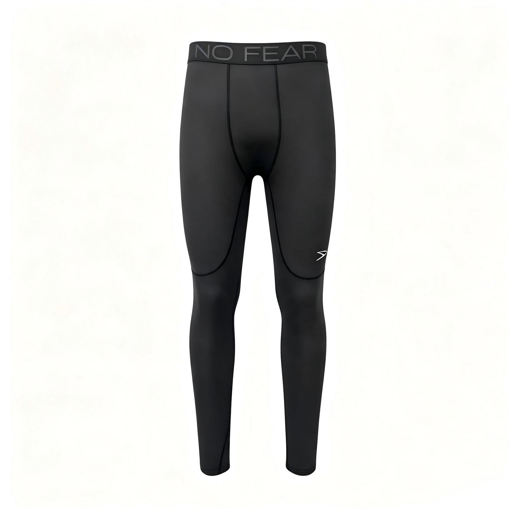 No Fear Mens Compression Leggings