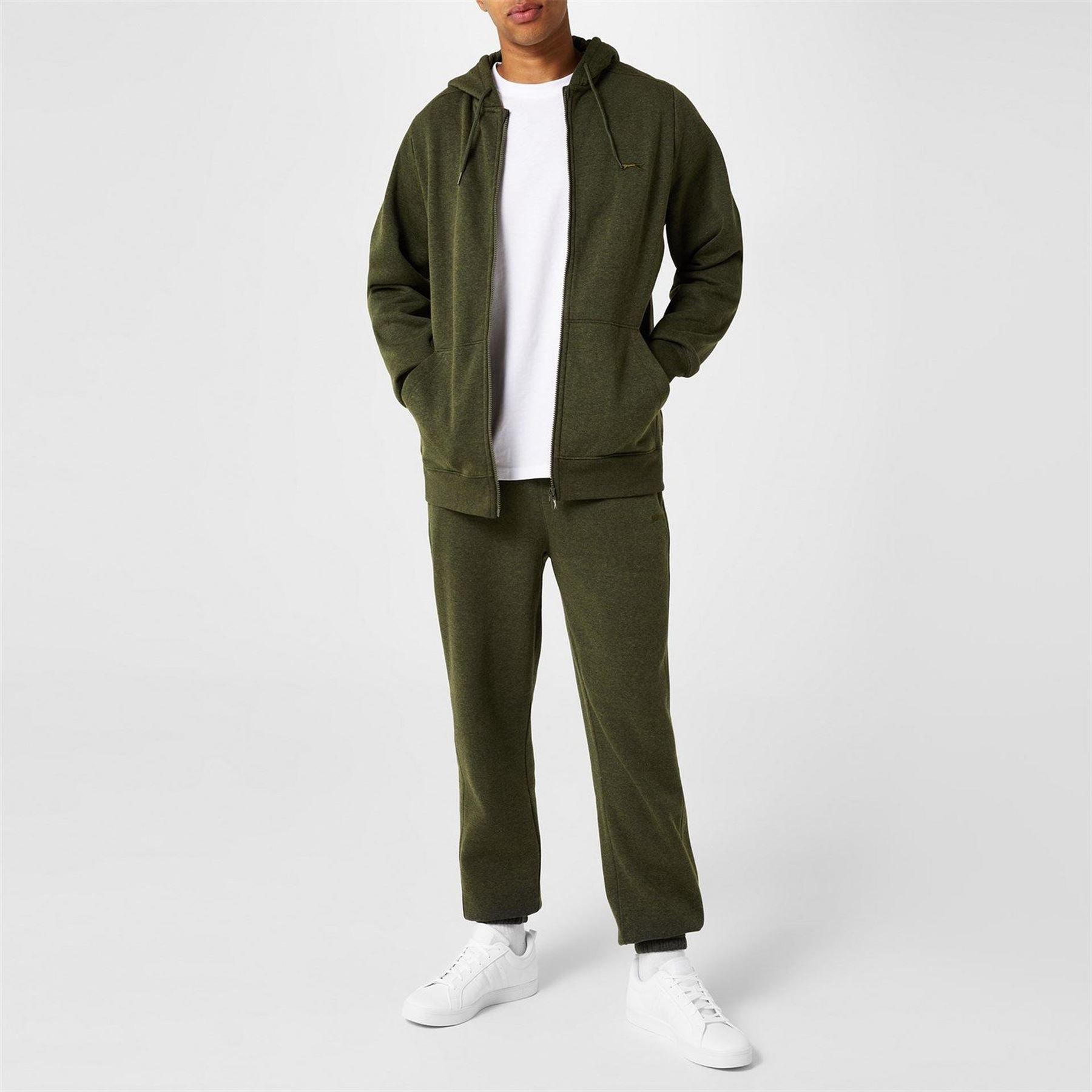 Slazenger Mens Cuffed Fleece Jogging Bottoms