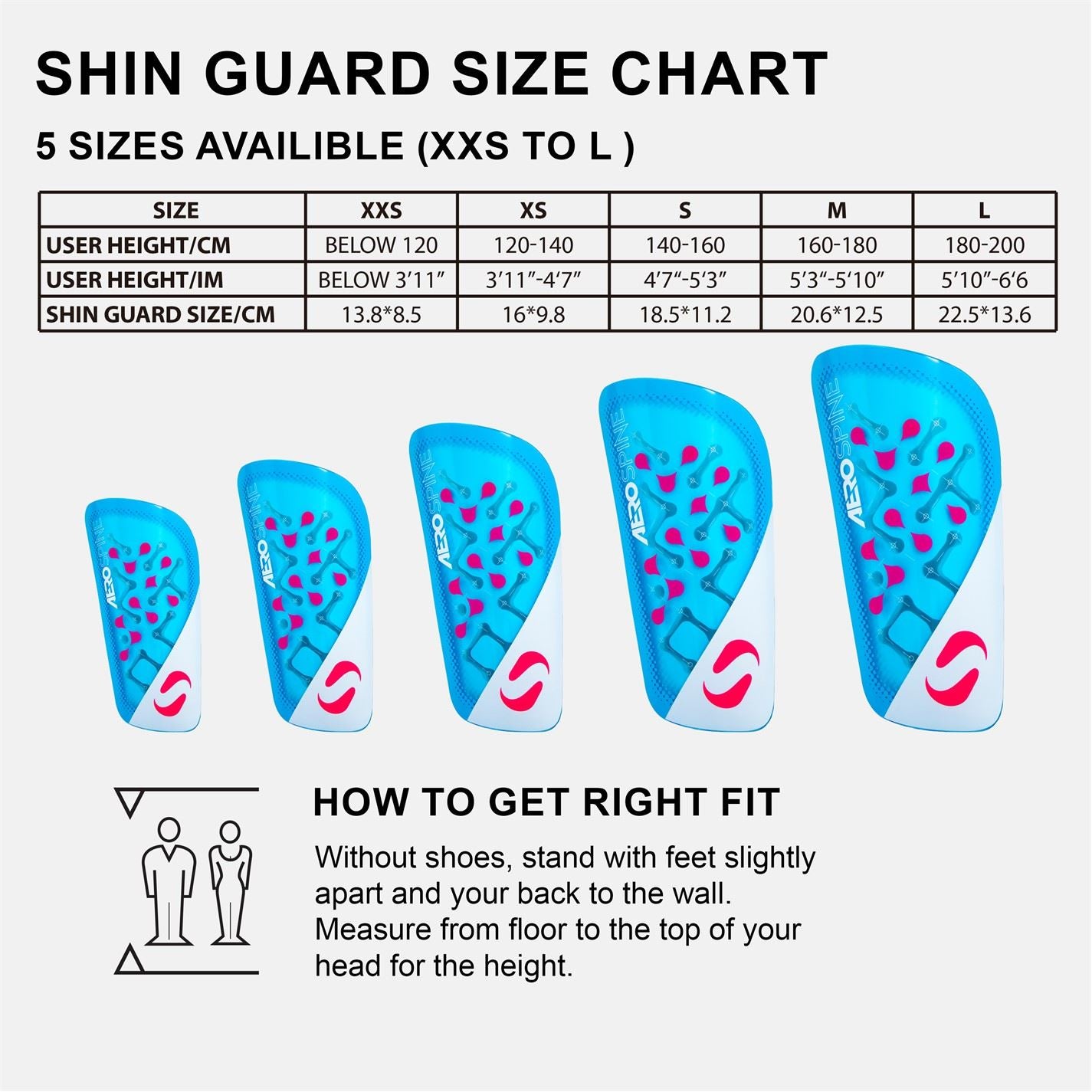 Sondico Aerospine Shin Guards