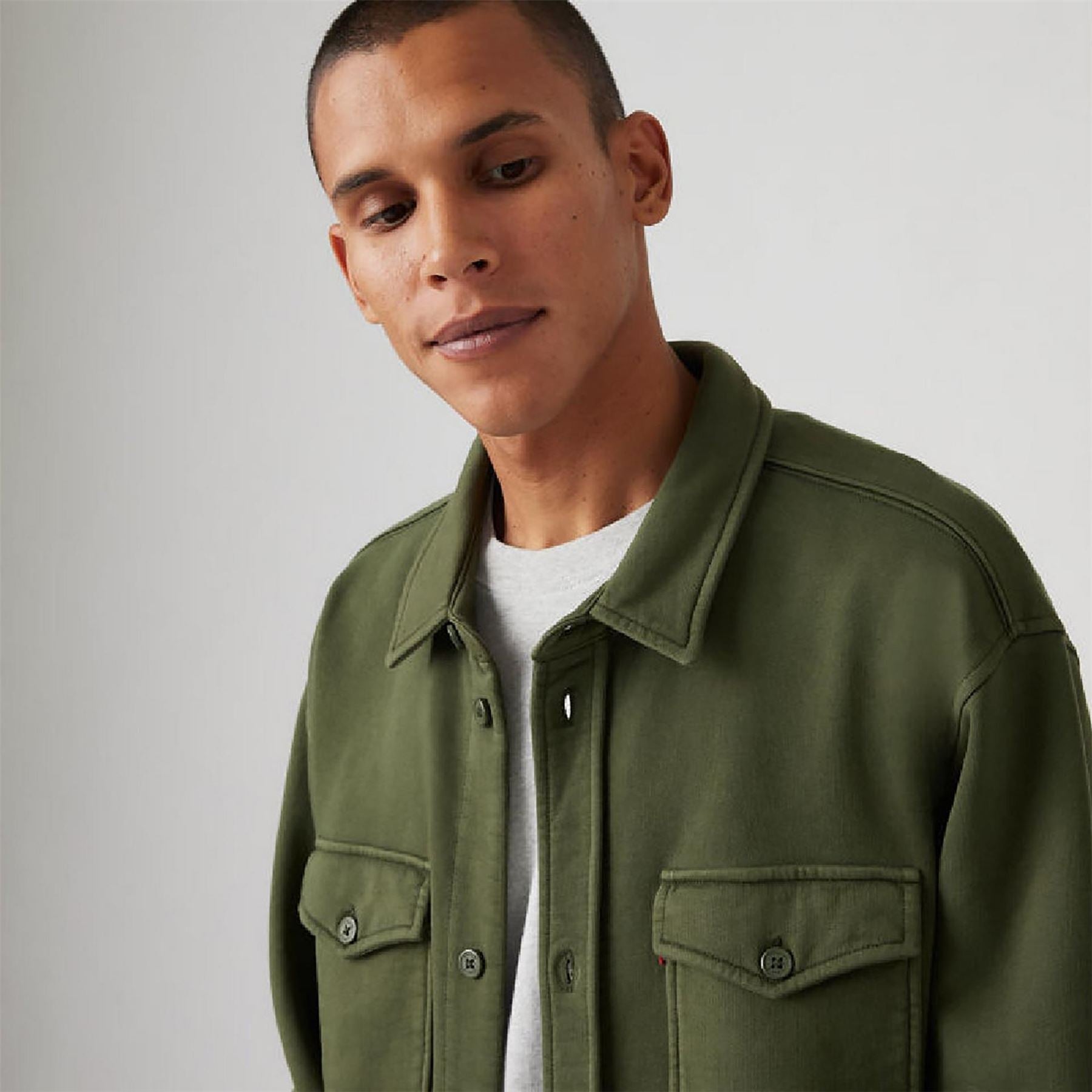 Levis Bayview Soft Worker Cotton Long Sleeve Overshirt