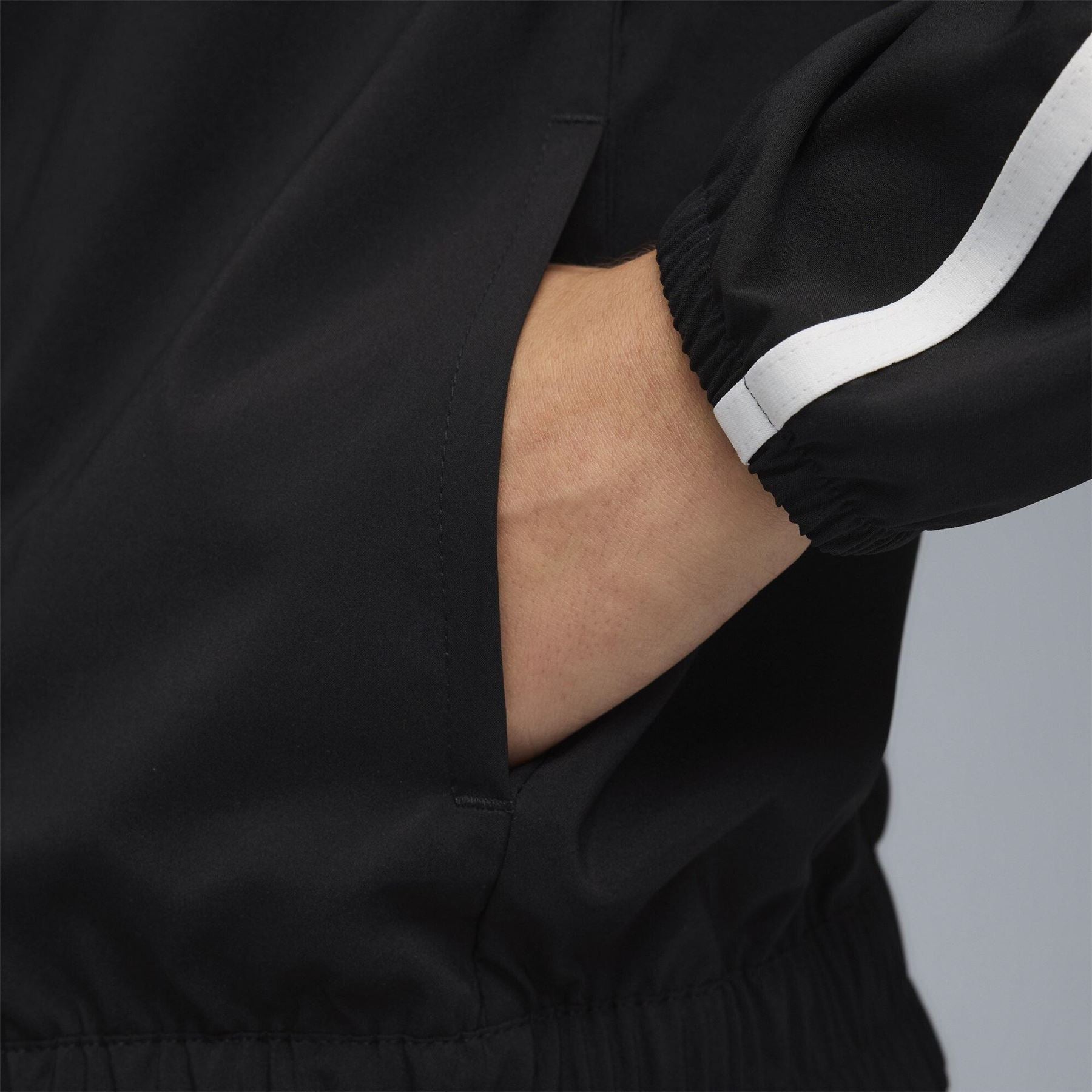 Puma Floral Ribbon Woven Full Zip Tracksuit Top