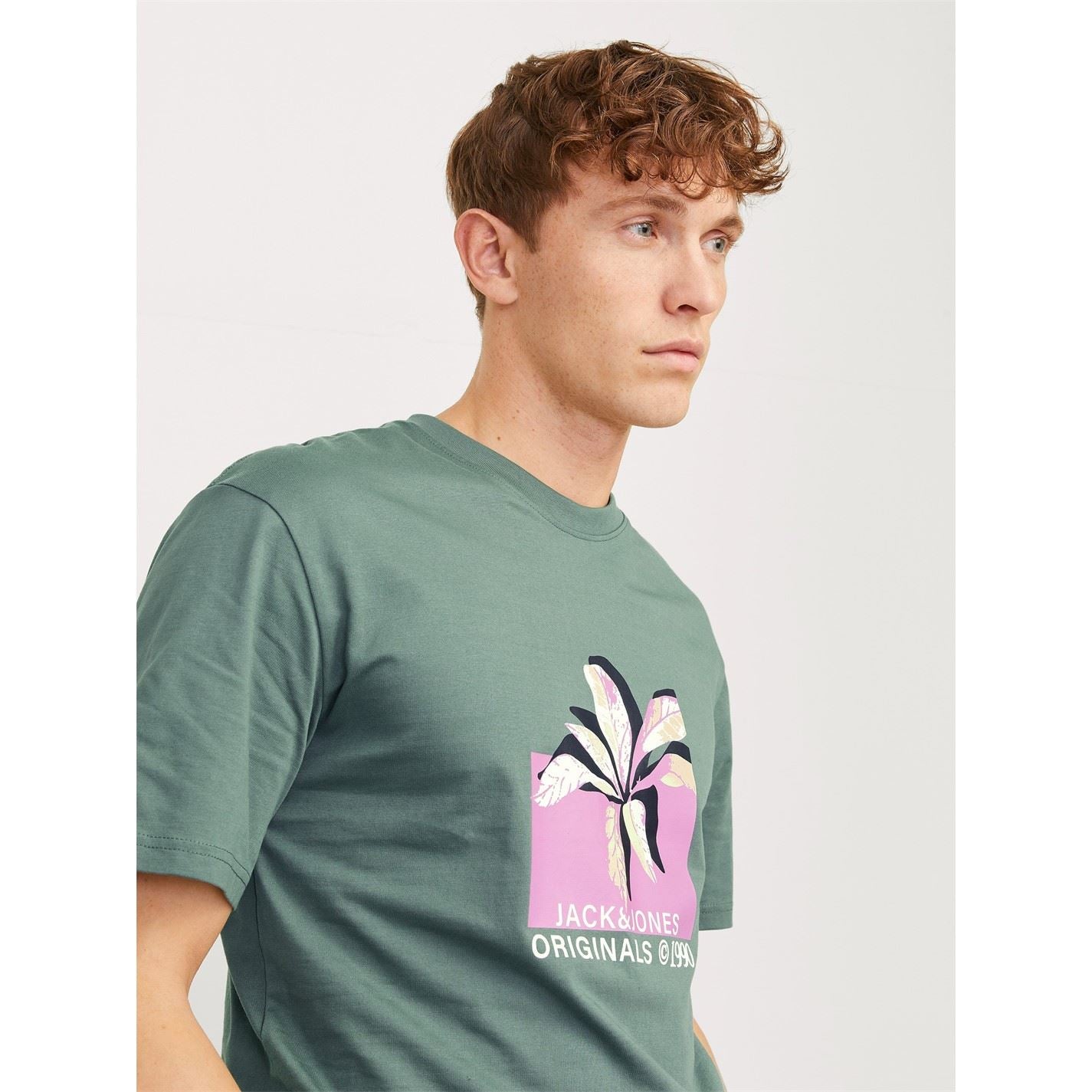 Jack and Jones Crew Neck Regular Fit Short Sleeve T-Shirt