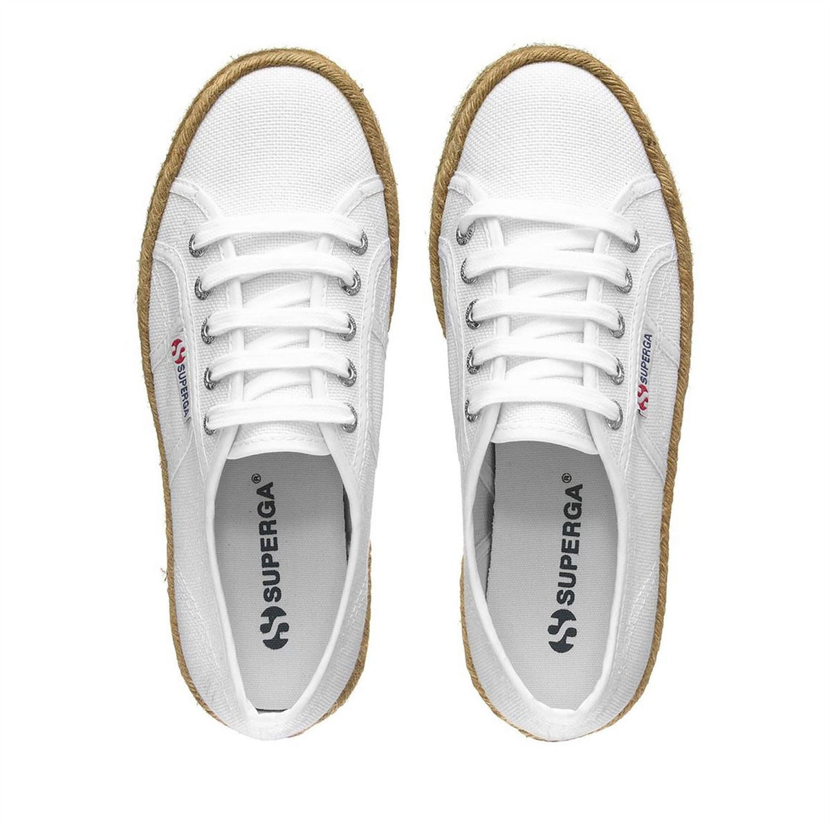 Superga 2790 Rope Platform Lace-Up Trainers
