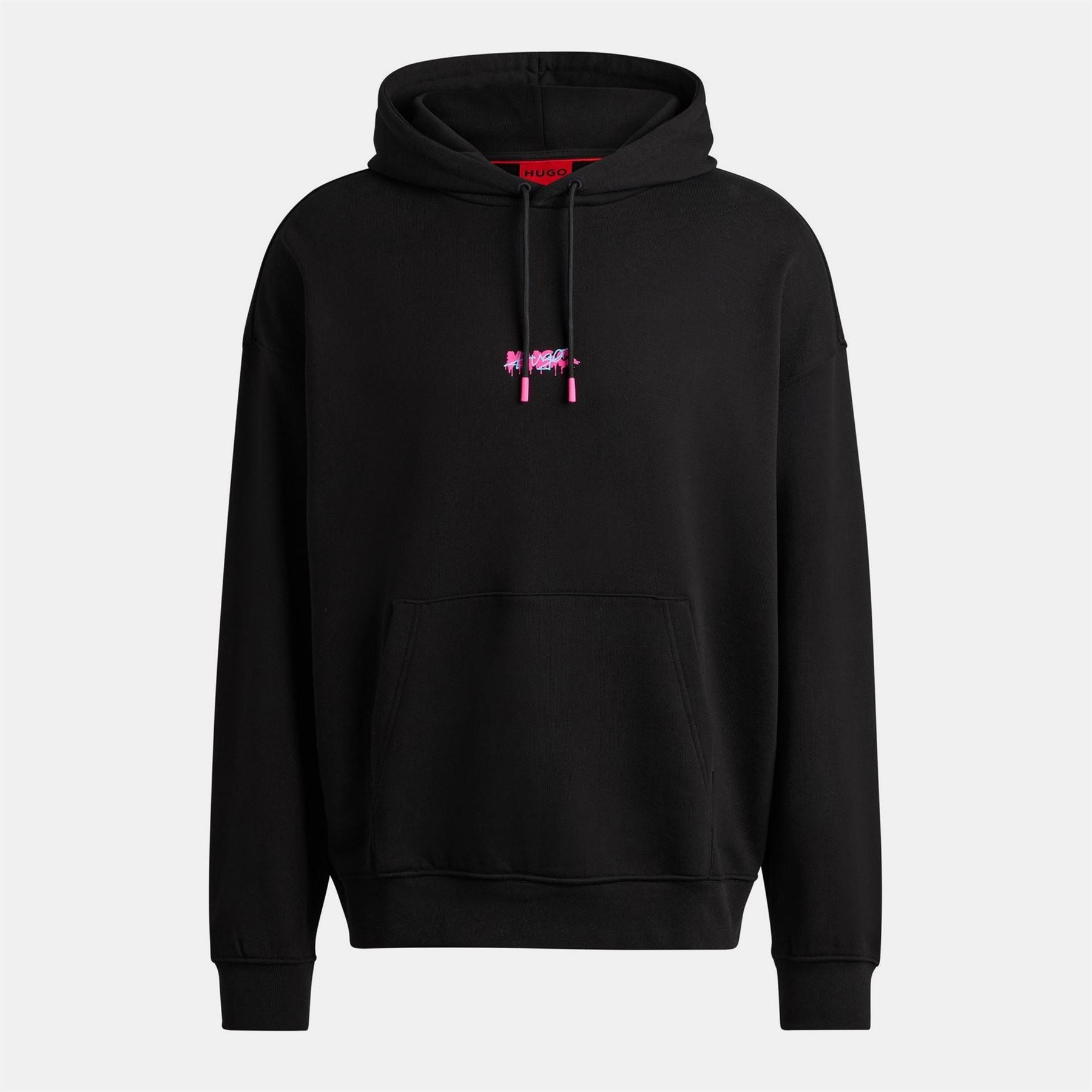 Hugo Hooded Relaxed Fit Long Sleeve Sweatshirt