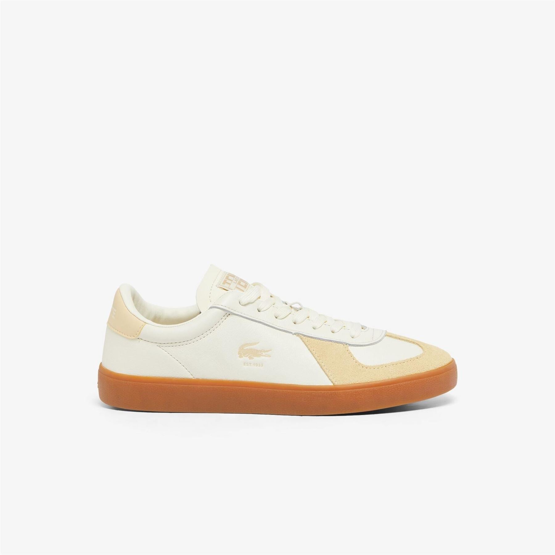 Lacoste Baseshot Pro Low Top Crocodile Print Sneakers