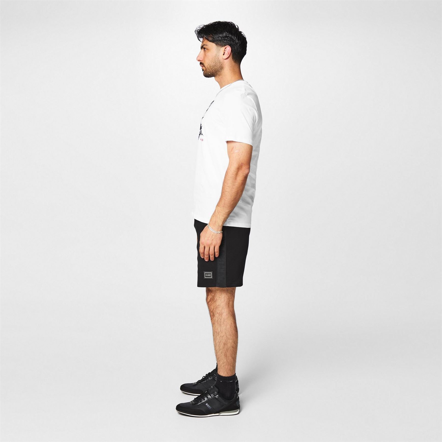 Boss Saturn Low Top Everyday Trainers With Technical Mesh