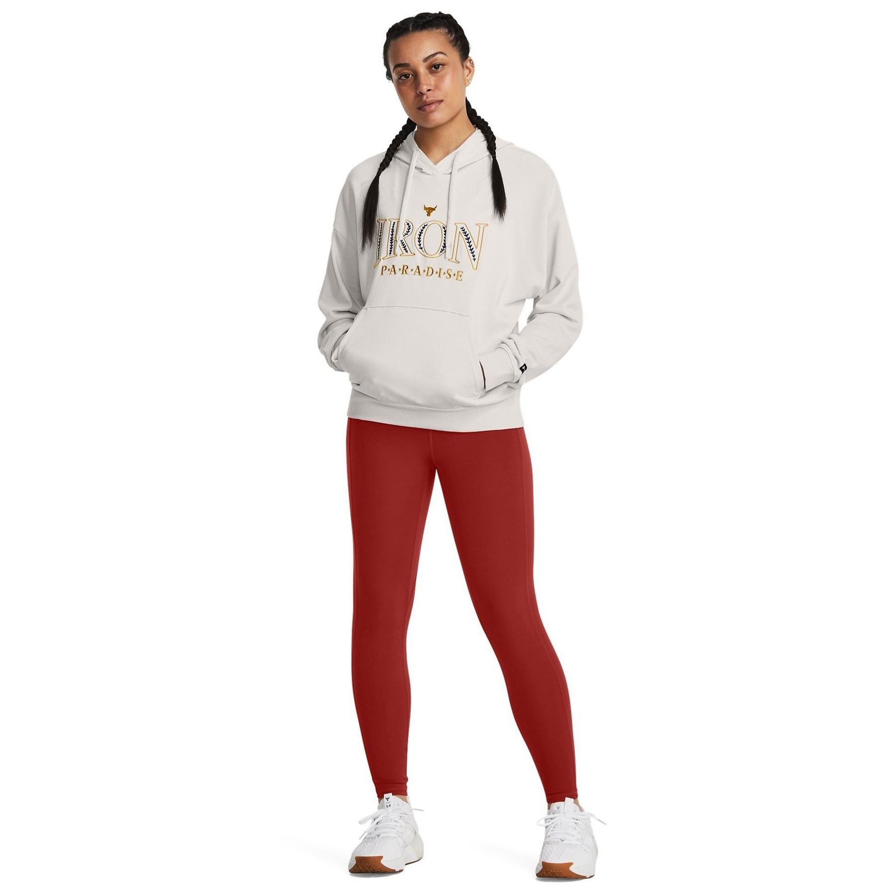 Under Armour Project Rock Hooded Long Sleeve Sweatshirt