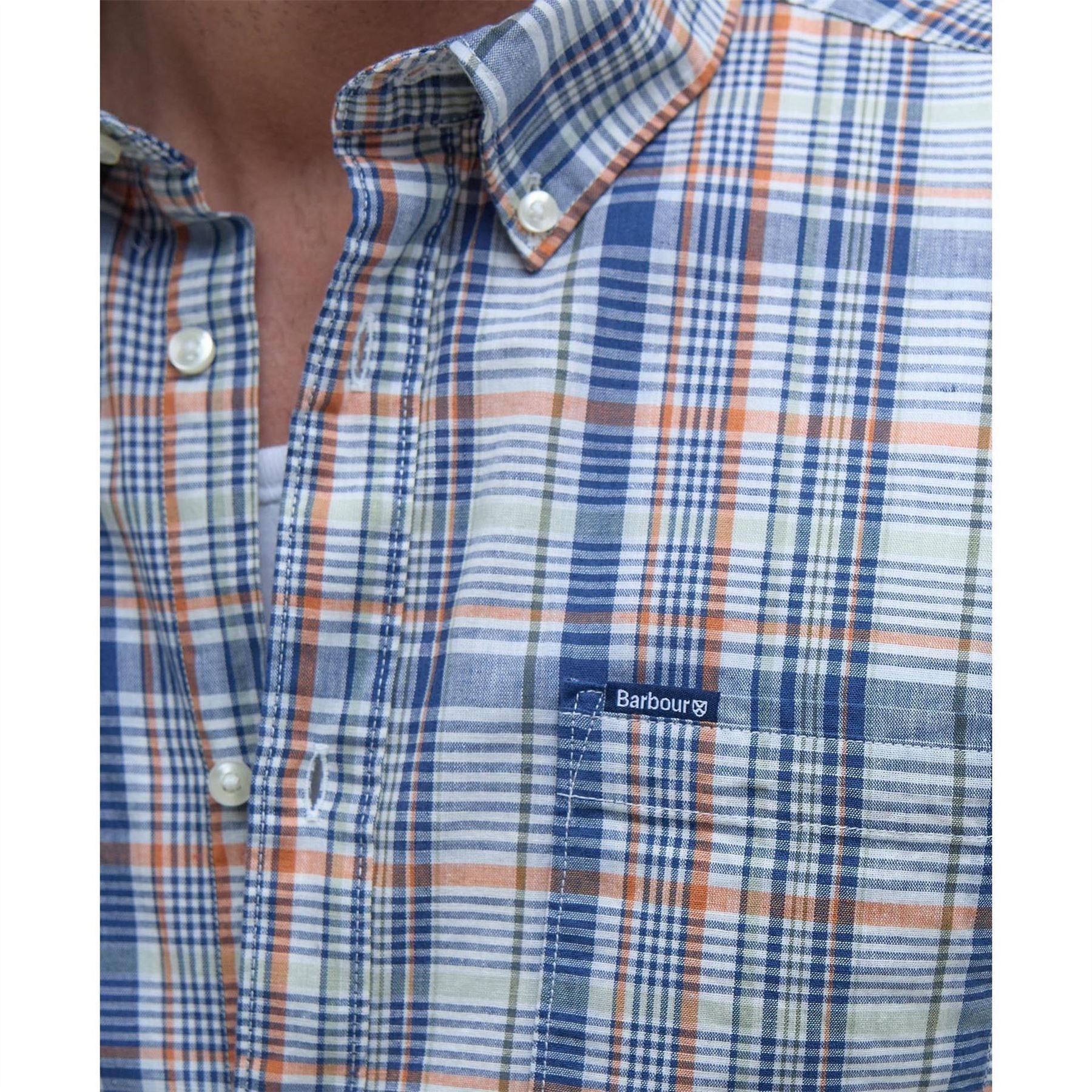 Barbour Elton Short Sleeve Patterned Shirt