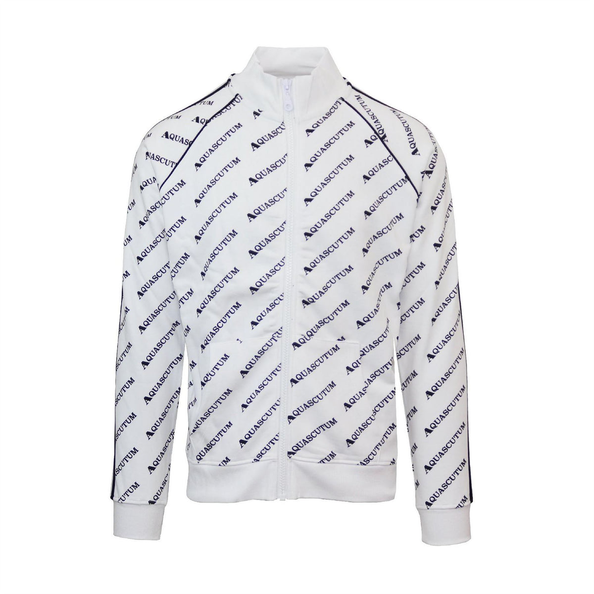 Aquascutum Funnel Neck High Collar Raglan Sleeve Sweatshirt
