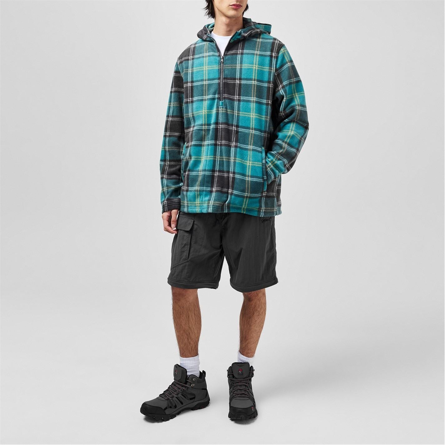 Gelert Mens Quarter Zip Fleece Top