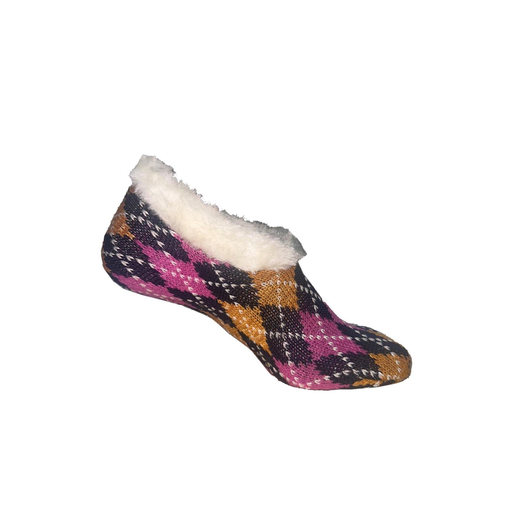 Miso Christmas Jacquard Machine Washable Slipper Socks