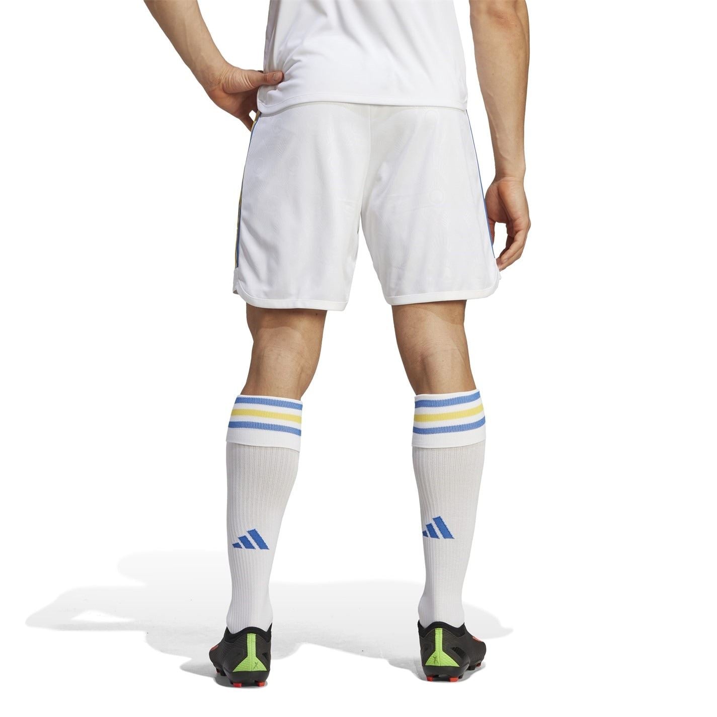 adidas Leeds United Football Club Soccer Bermuda Shorts