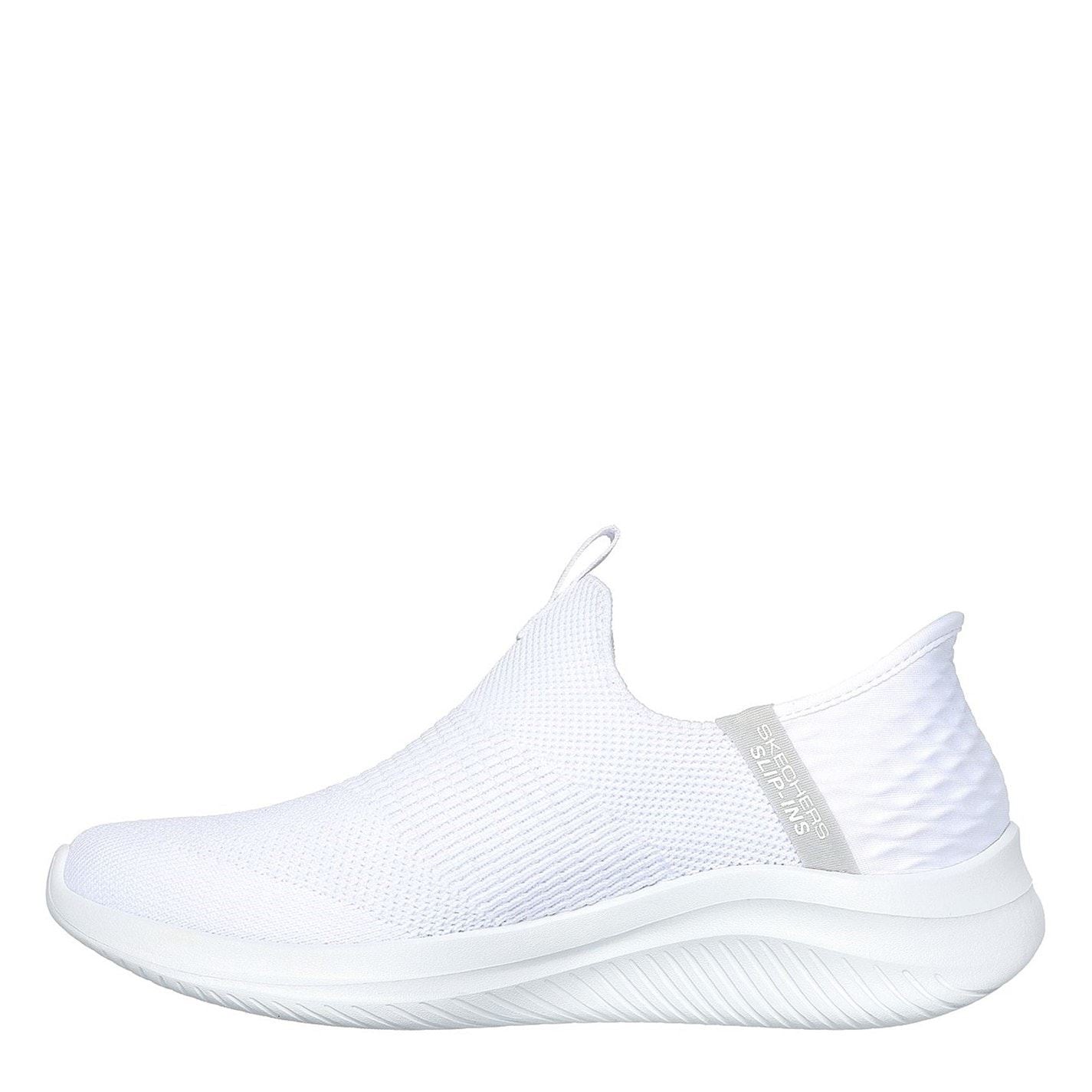 Skechers Engineered Stretch Knitted Slip On Low Top Trainers