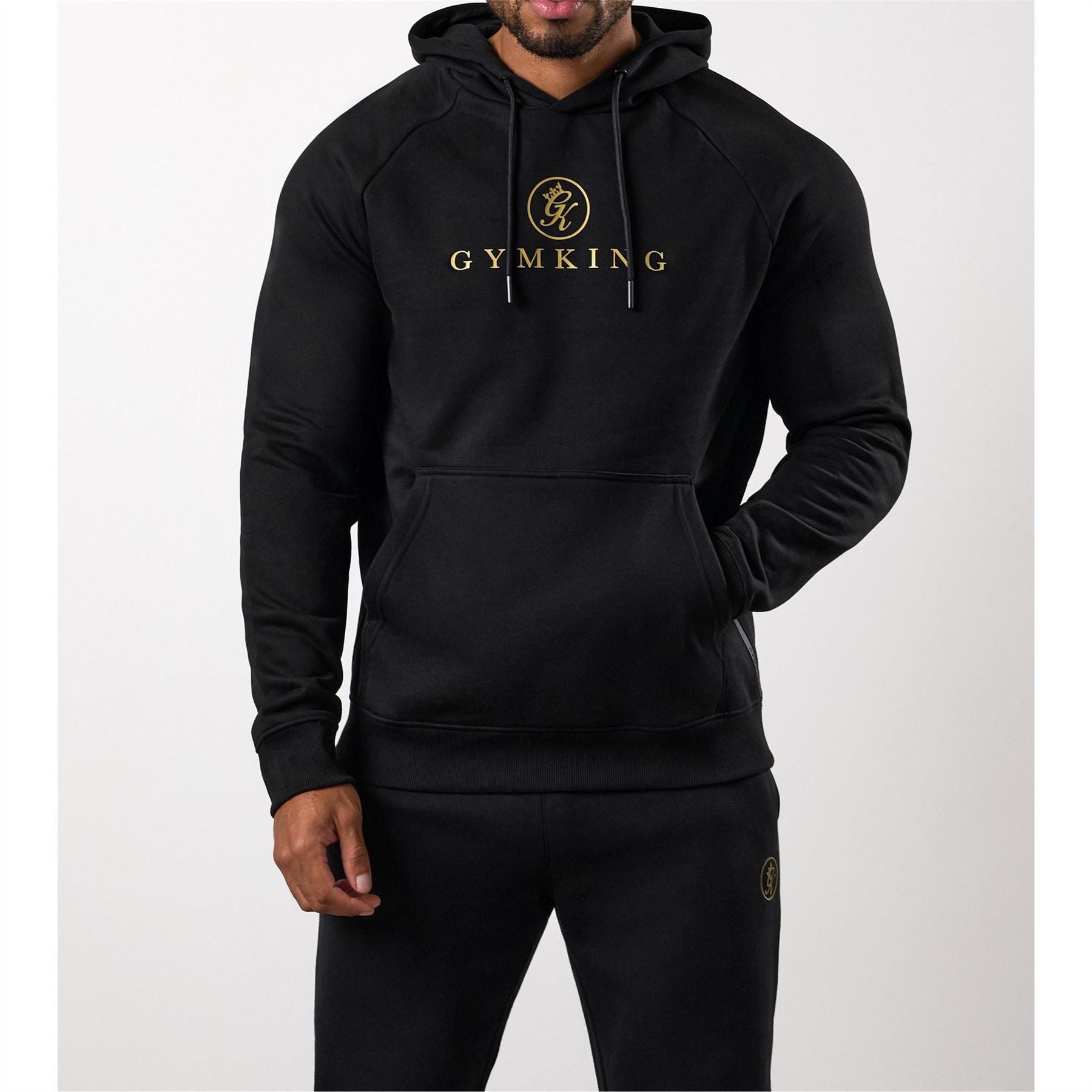 Gym King Pro Cotton Long Sleeve Over The Head Hoodie