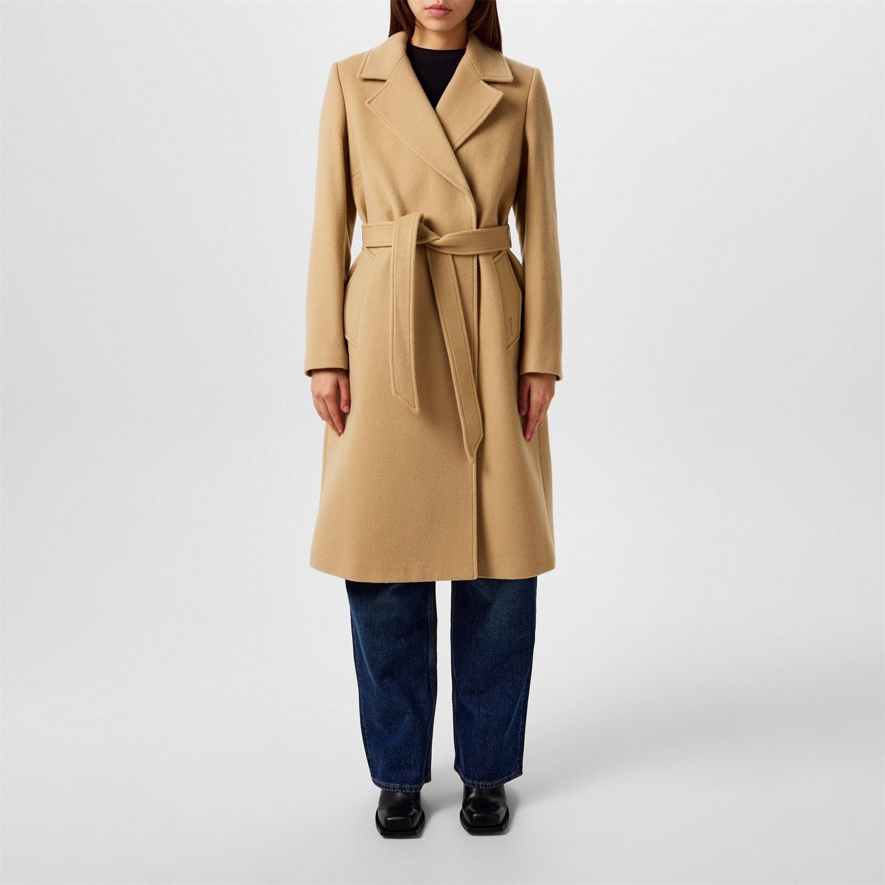 Barbour Wool Trench Coat