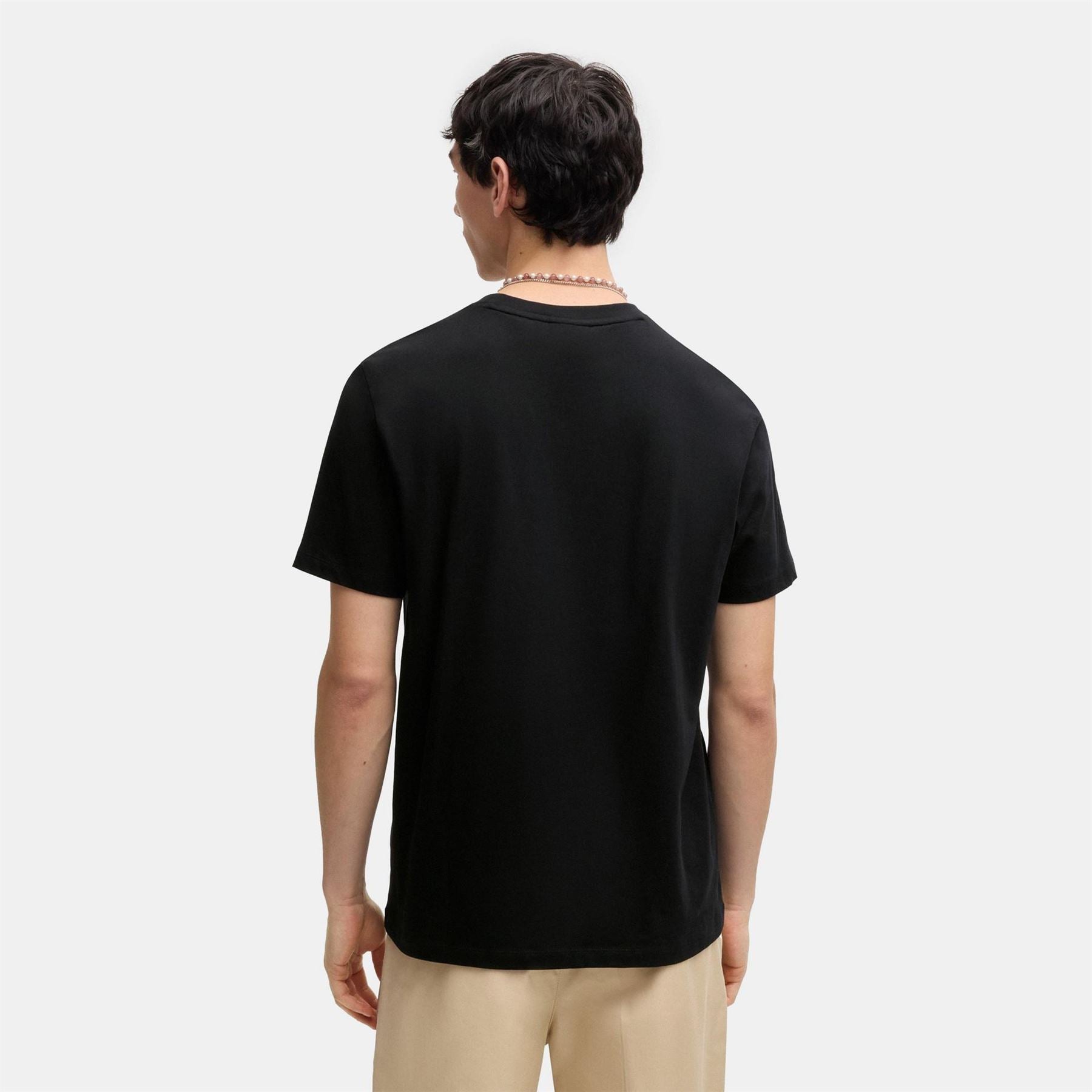 Hugo Dog Graphic Regular Fit Crew Neck T-Shirt