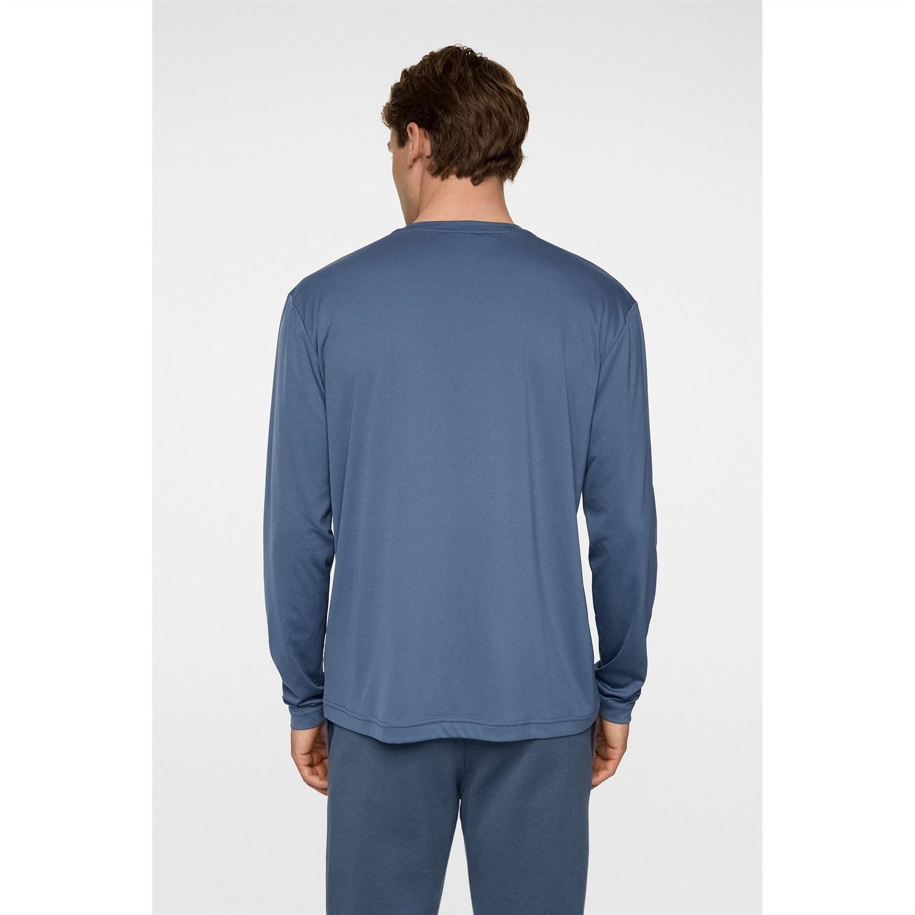 J Lindeberg Crew Neck Long Sleeve Regular Fit T-Shirt