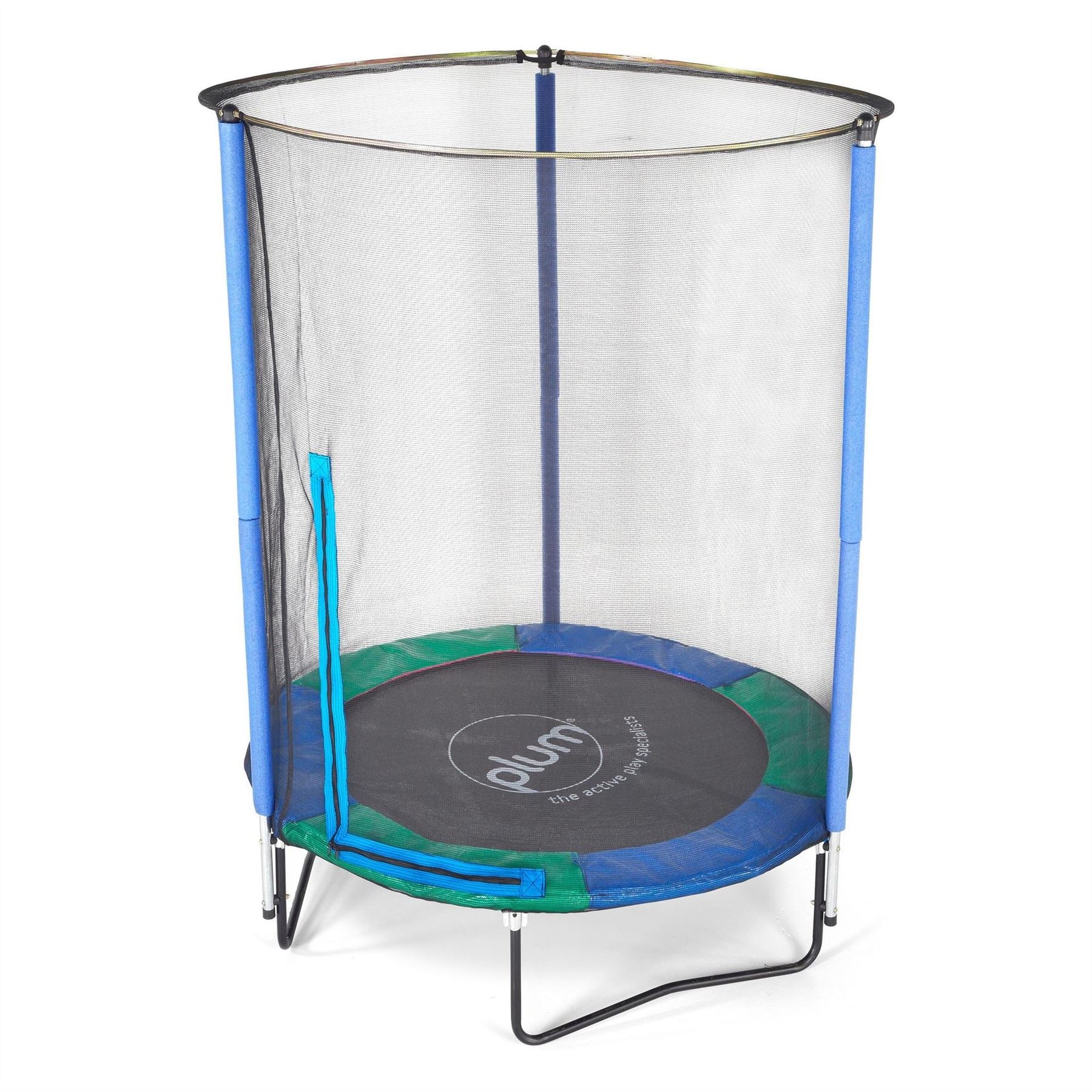 Plum Play Junior Springsafe Trampoline  And  Enclosure   Blue Green