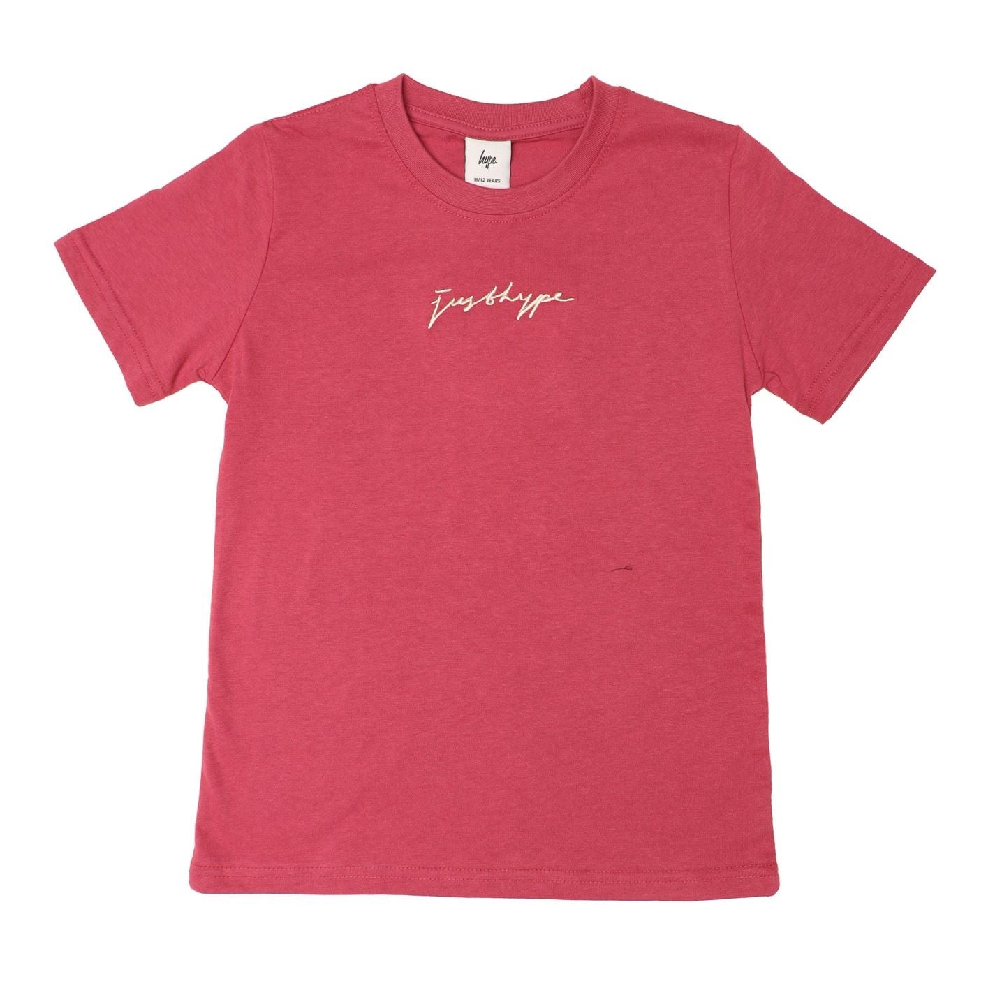 Hype Regular Fit Crew Neck Signature Print T-Shirt