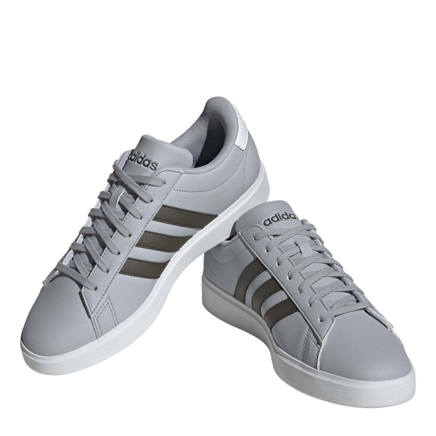 adidas Grand Court 2.0 Lace-Up Low Top Sneakers