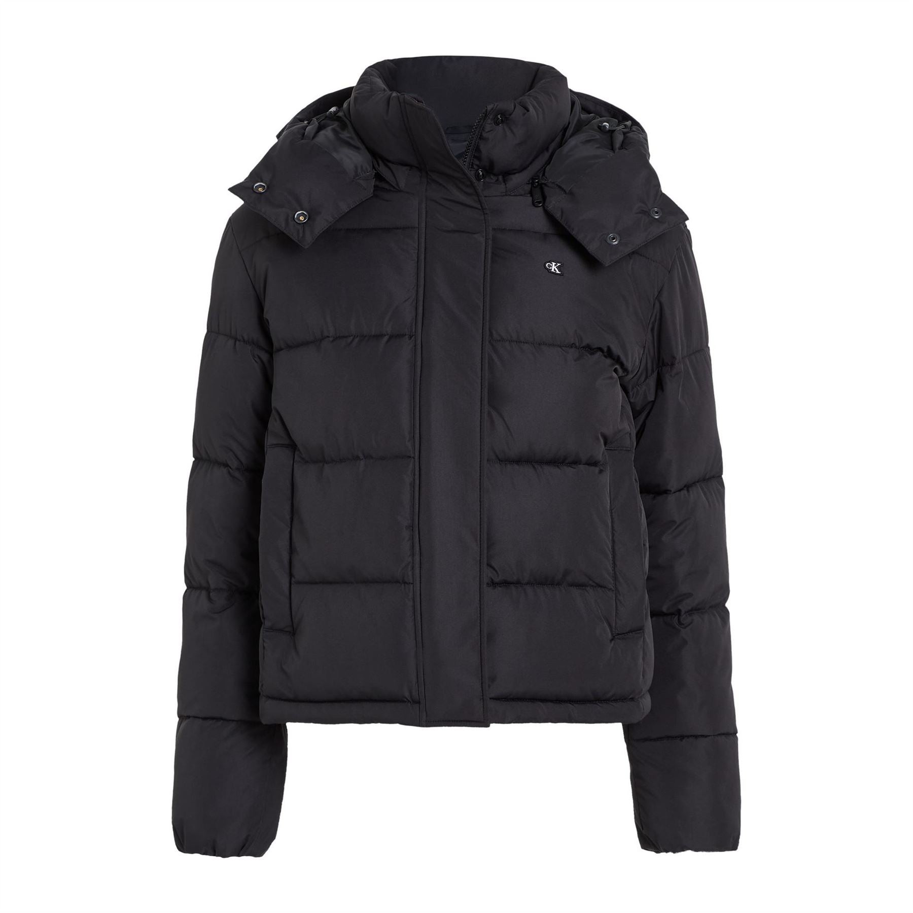 Calvin Klein Jeans  Essential Water Resistant Rds Certified Down Short Puffer Jacket