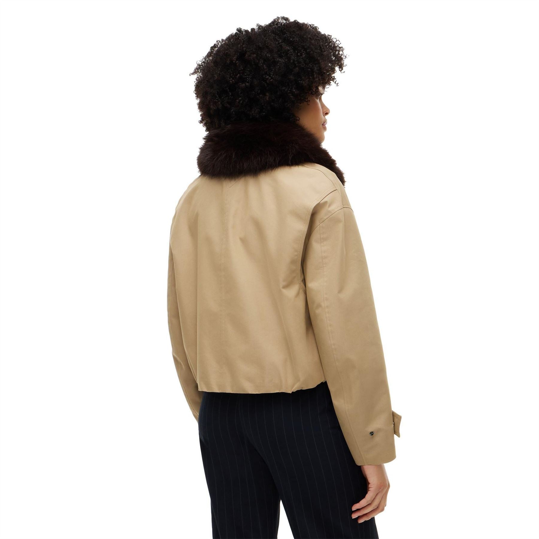 Tommy Hilfiger Cttn Fur Jacket Ld64