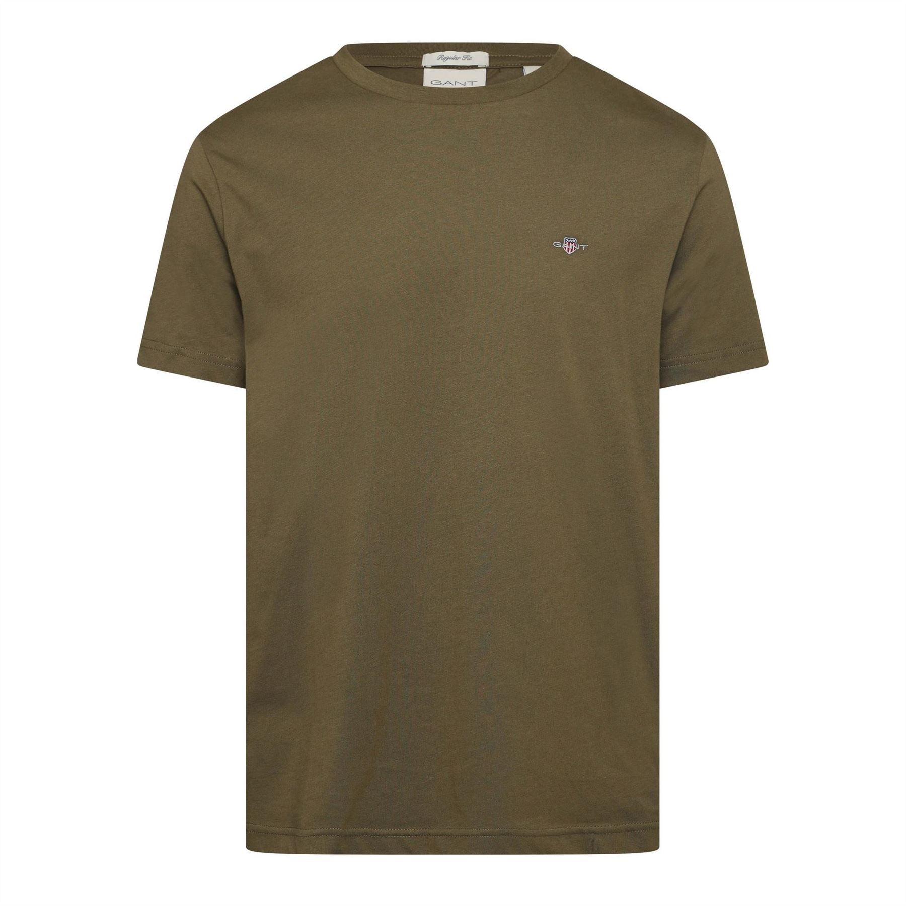 Gant Crew Neck Regular Fit Short Sleeve T-Shirt