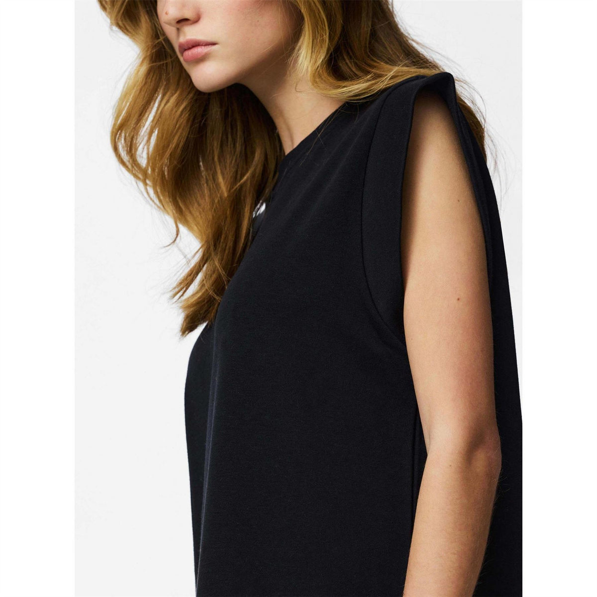 Pieces Chilli Crew Neck Maxi Tank Dress