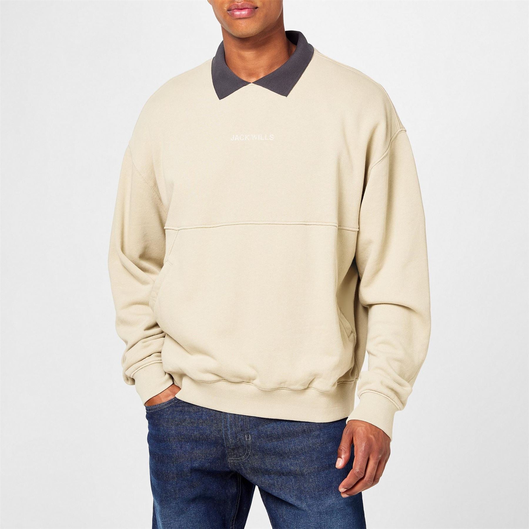 Jack Wills Collared Neck Regular Fit Sweater