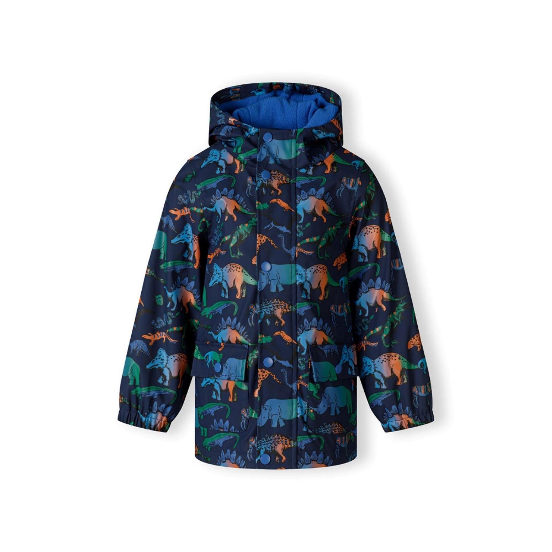 Minoti Boys Rain Jacket Printed Navy
