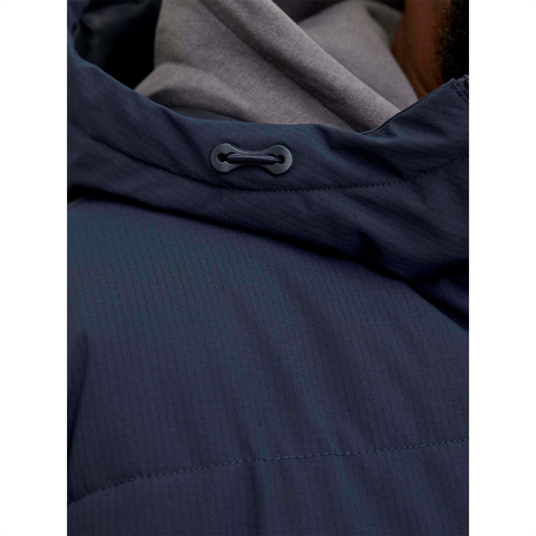 Jack and Jones Solid Patterned Global Puffer Jacket