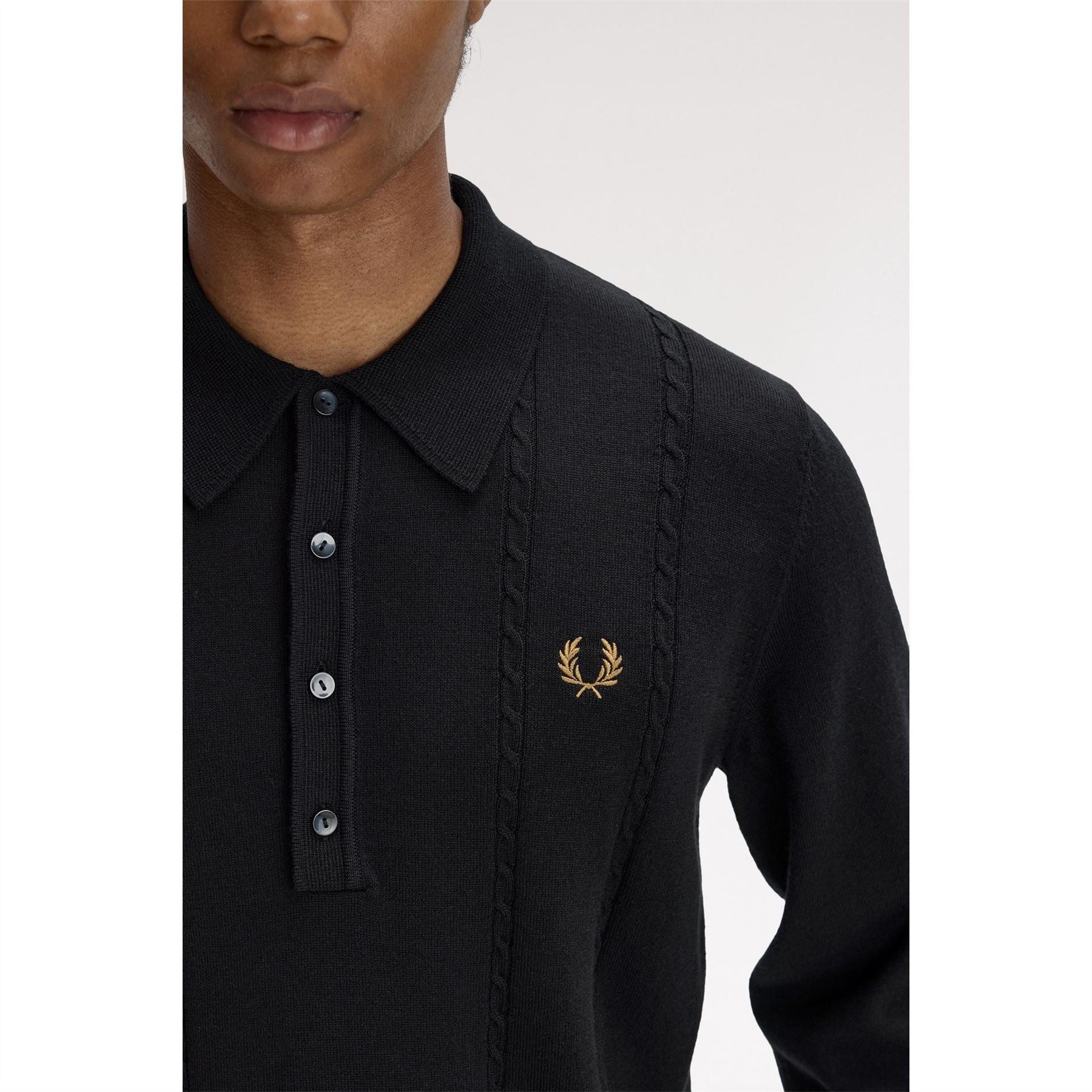 Fred Perry Long Sleeve Polo Shirt