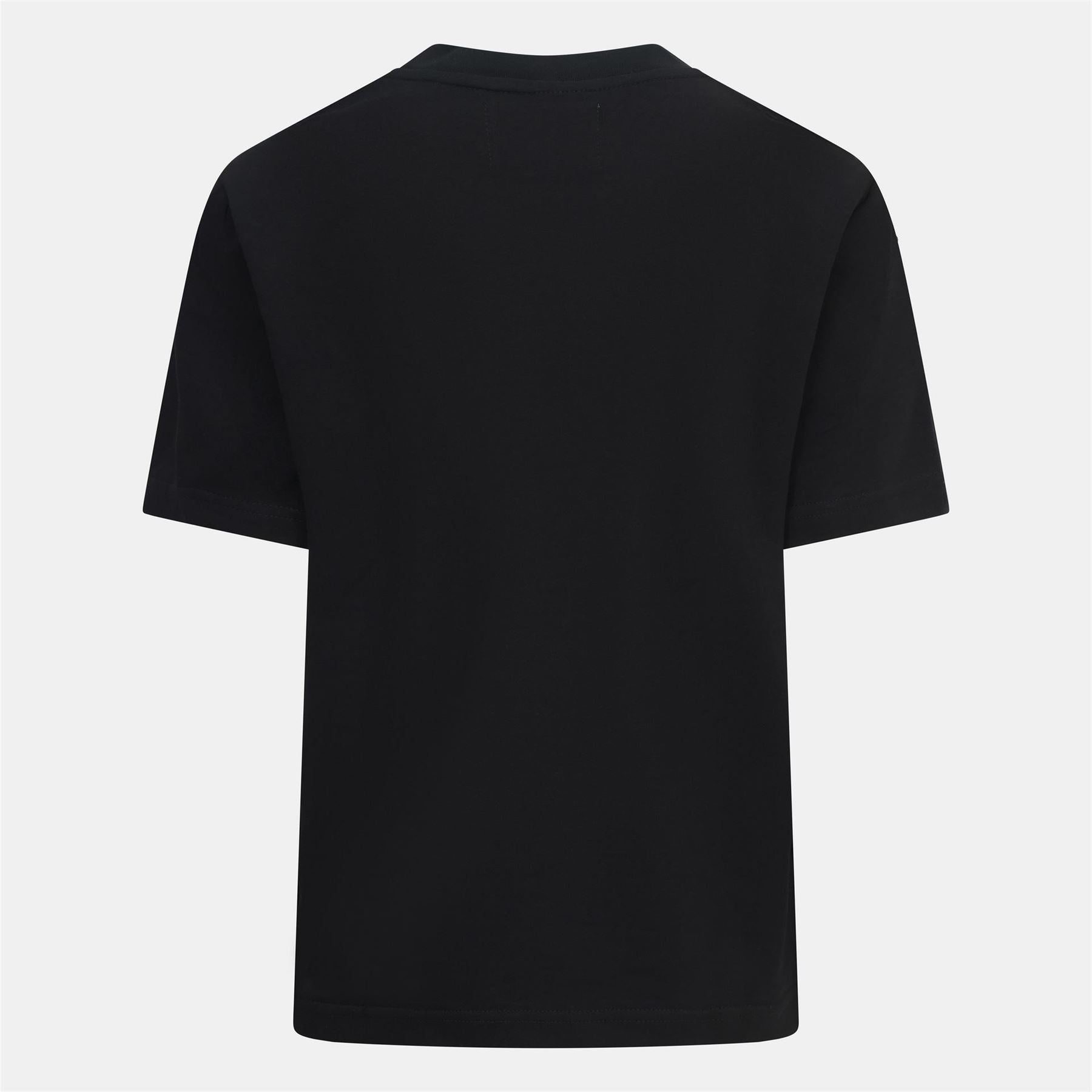 Blank Essentials Lettering Crew Neck Ribbed Collar Short Sleeve Jersey T-Shirt