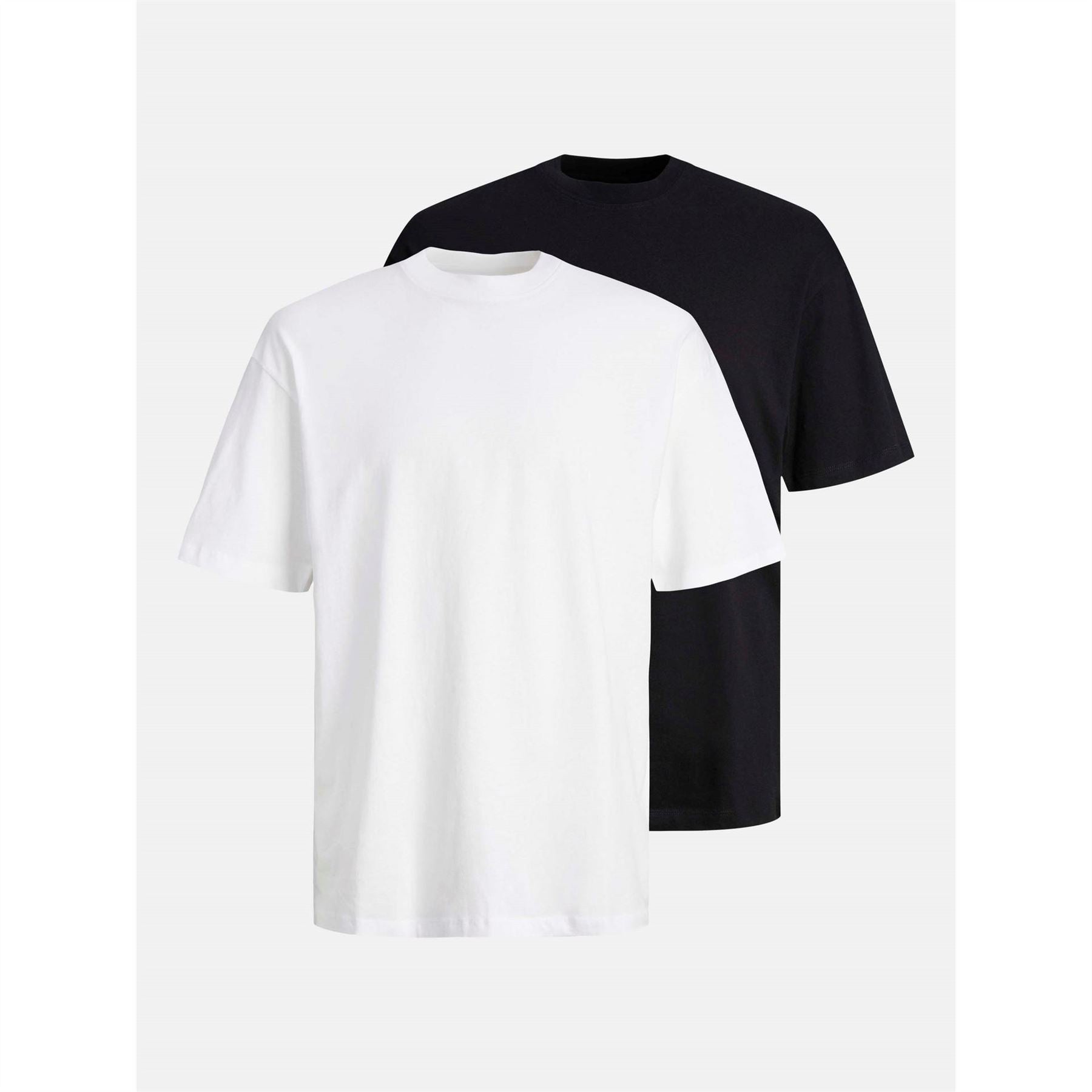 Jack and Jones Bradley Short Sleeve Oversized Fit 2 Pack T-Shirts