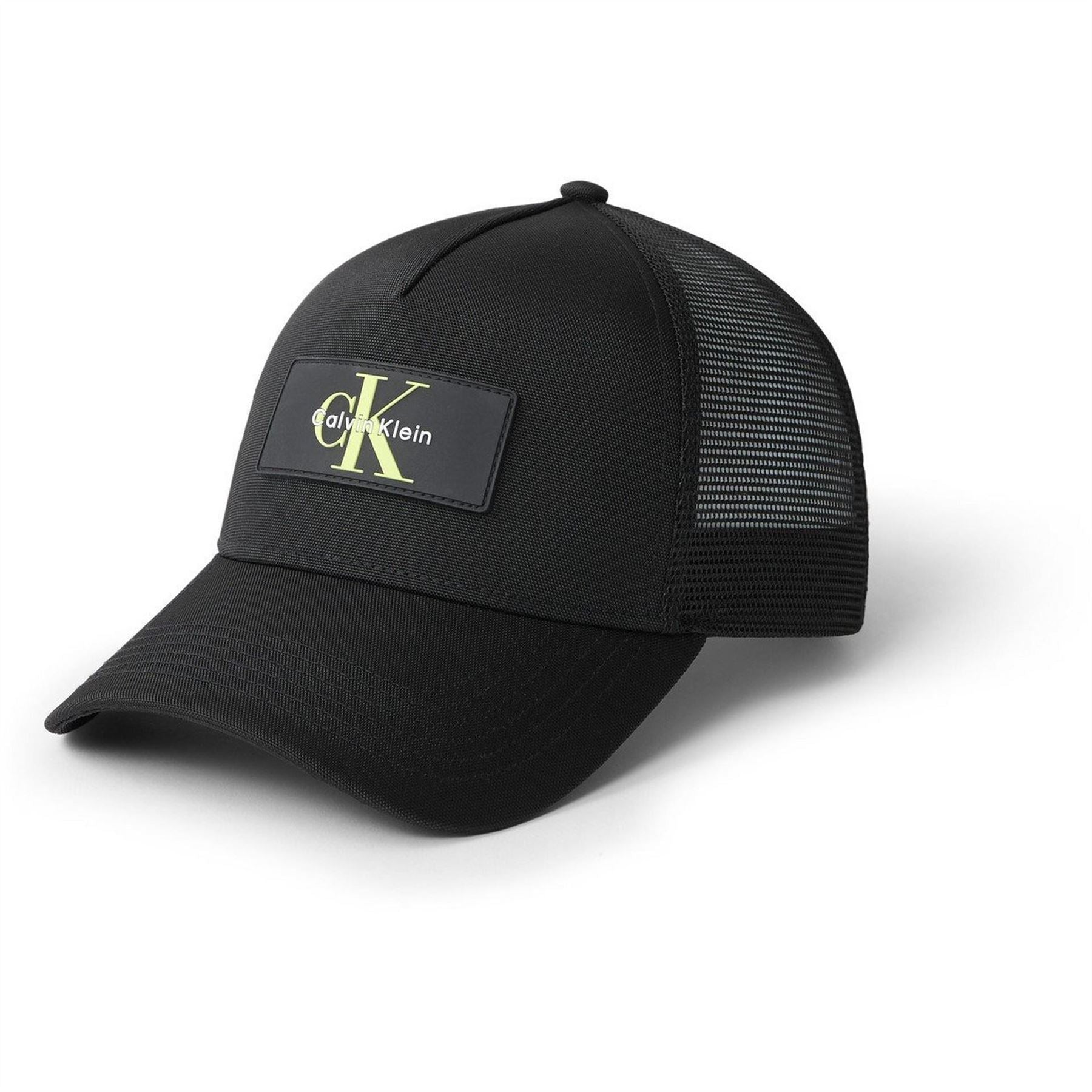 Calvin Klein Jeans Patch Logo Print Adjustable Trucker Cap