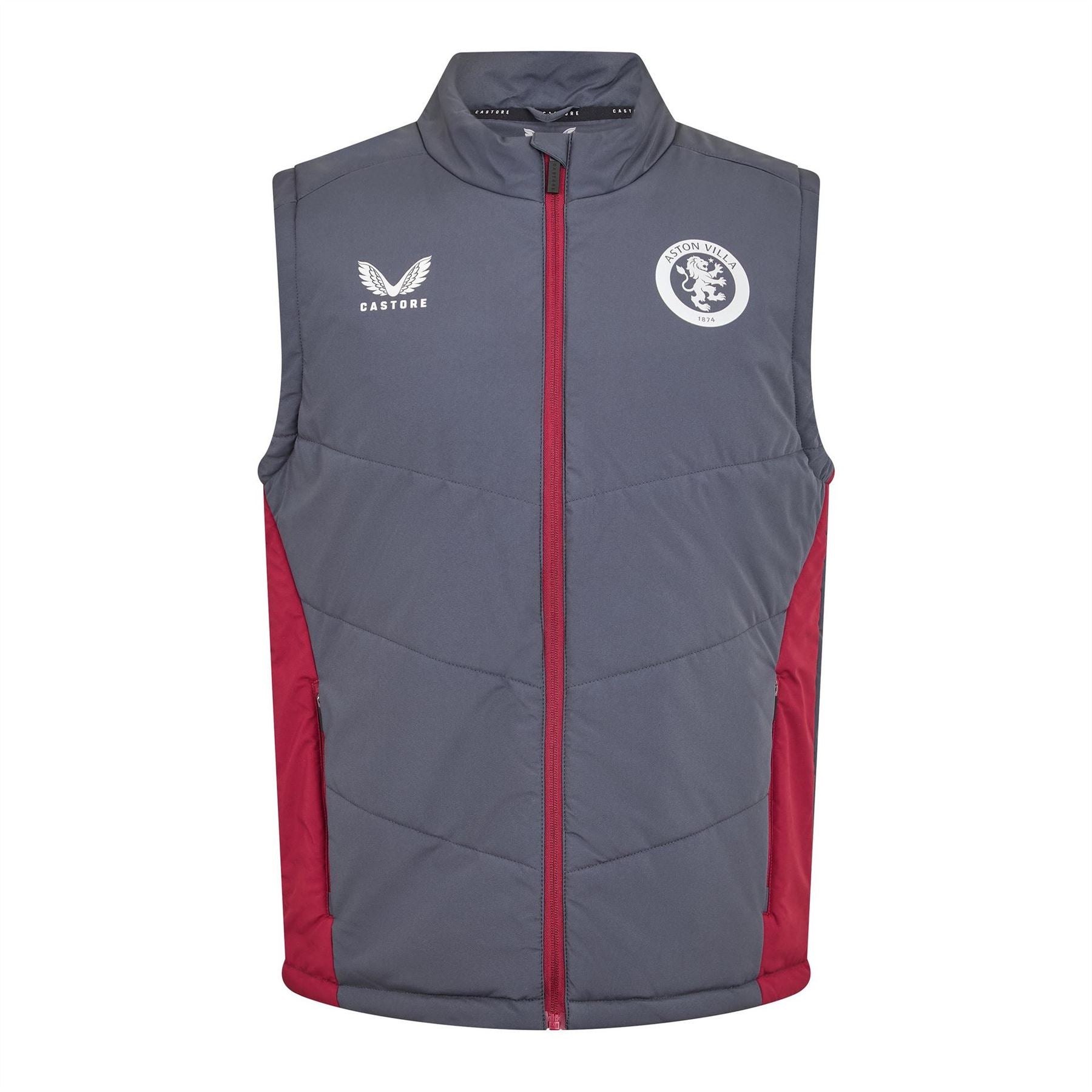 Castore Aston Villa Licensed Manager Football Jacket