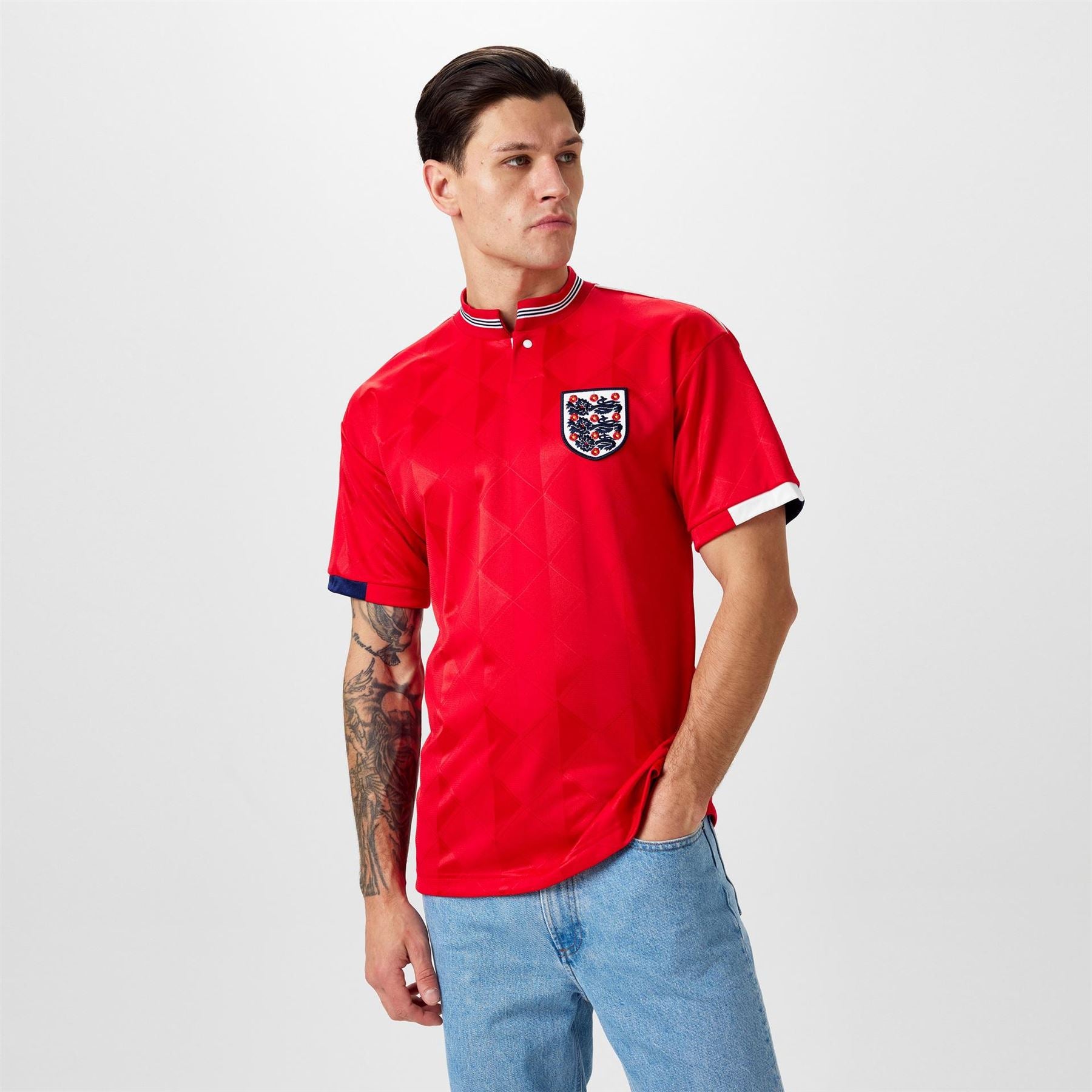 Score Draw Draw England Away Shirt 1988 89
