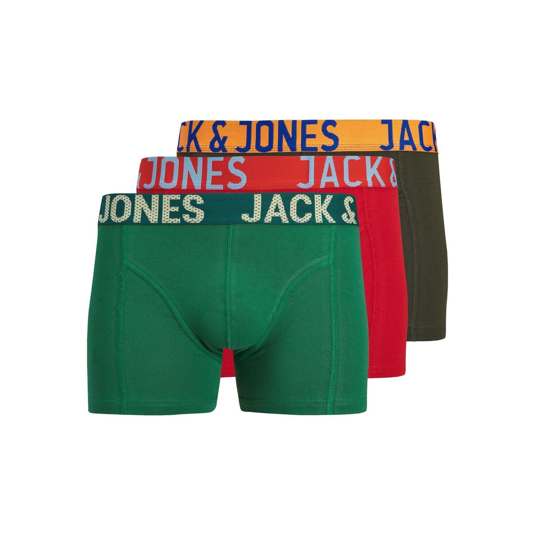 Jack and Jones Wild 3 Pack Trunks