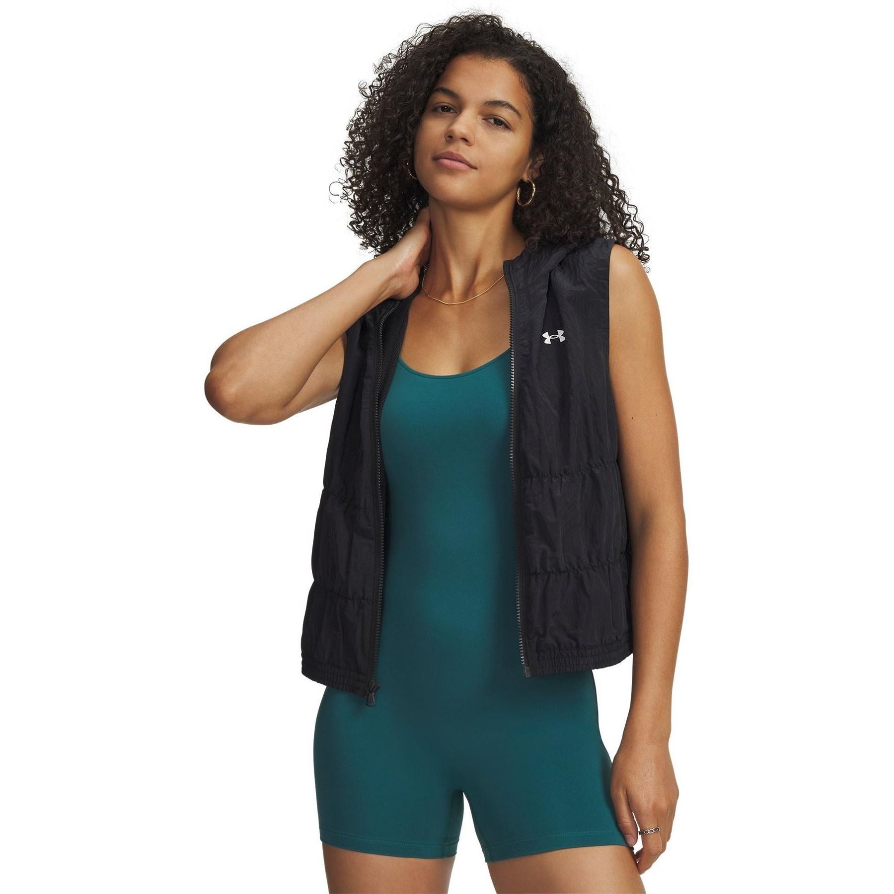 Under Armour Rival Woven Ruched Vest