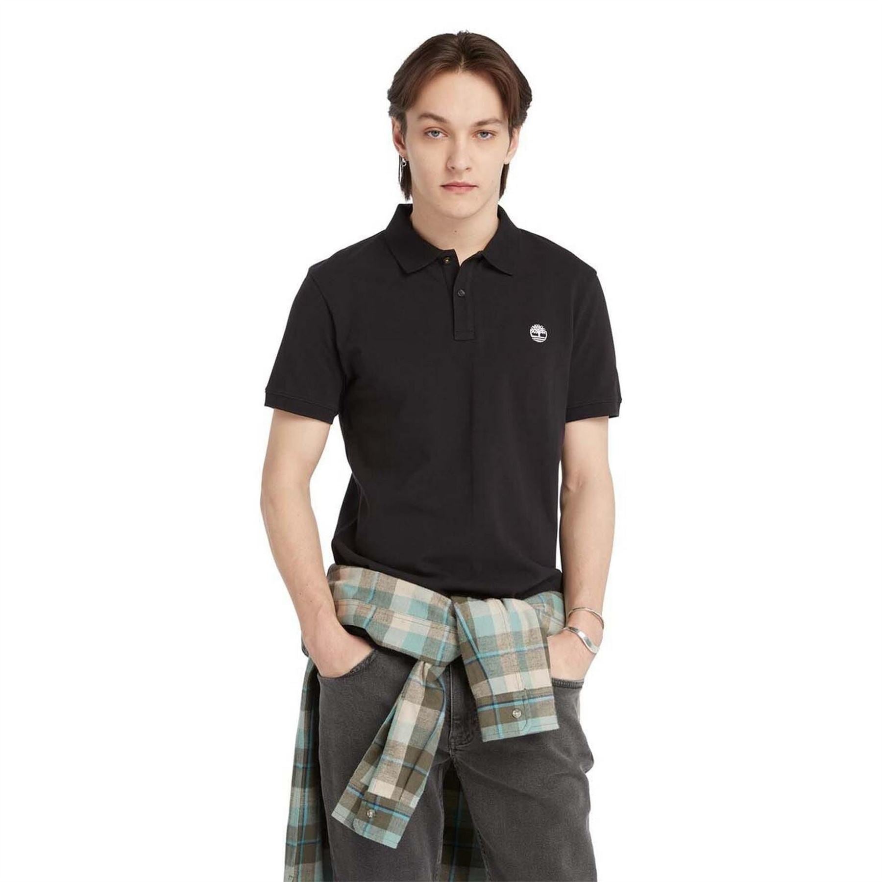 Timberland Oyster River Logo Short Sleeve Polo Shirt