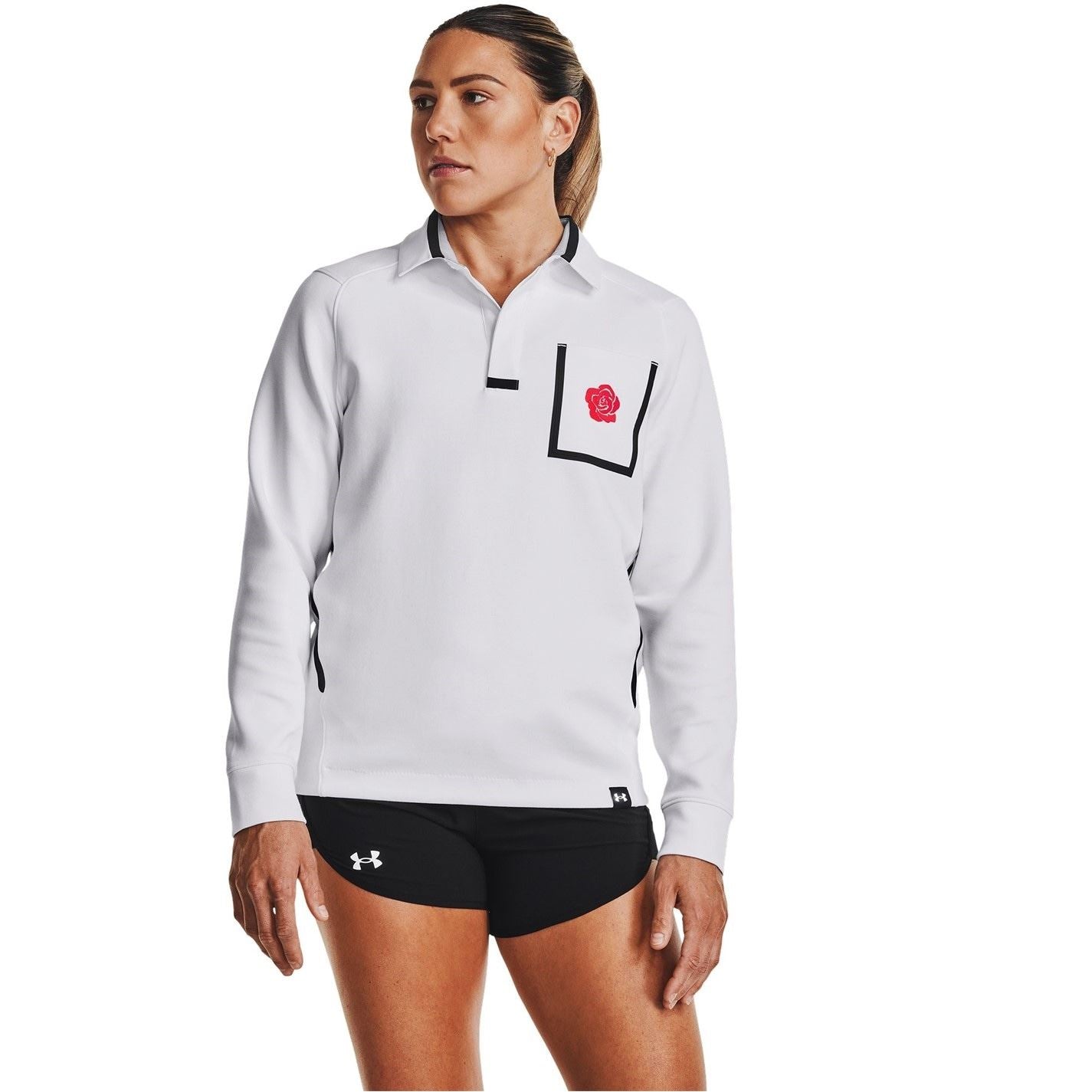 Under Armour Adults Summit Knitted Long Sleeve Polo Shirt