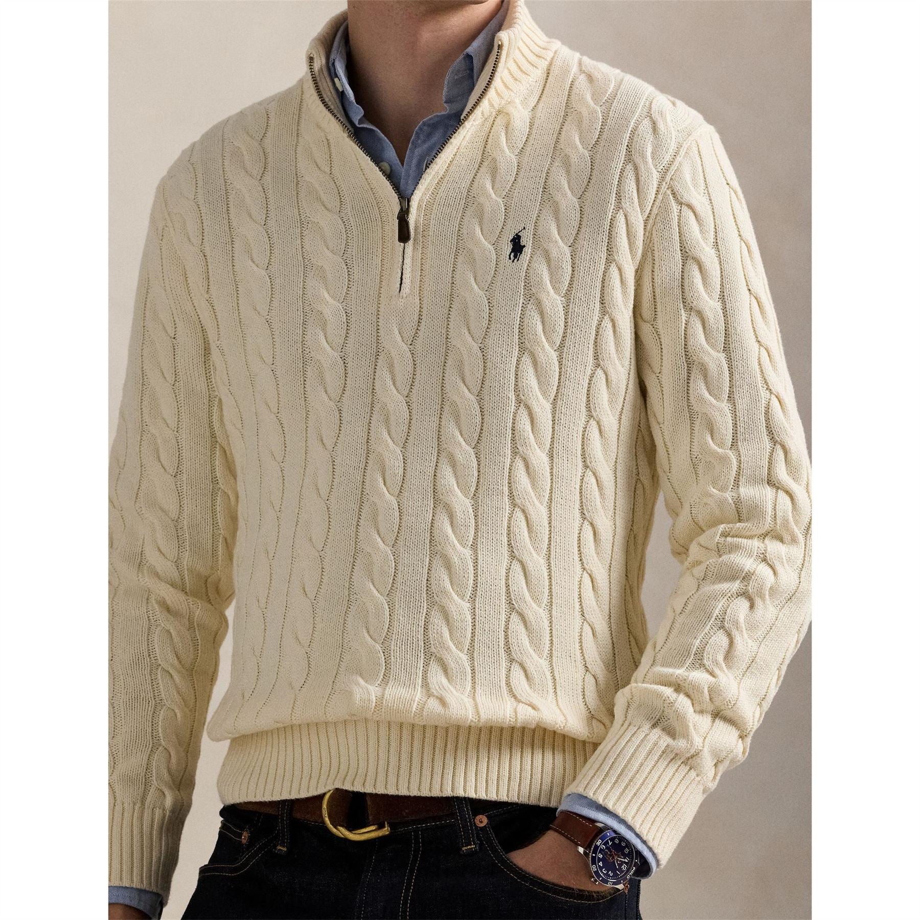 Polo Ralph Lauren Quarter Zip Knit Jumper