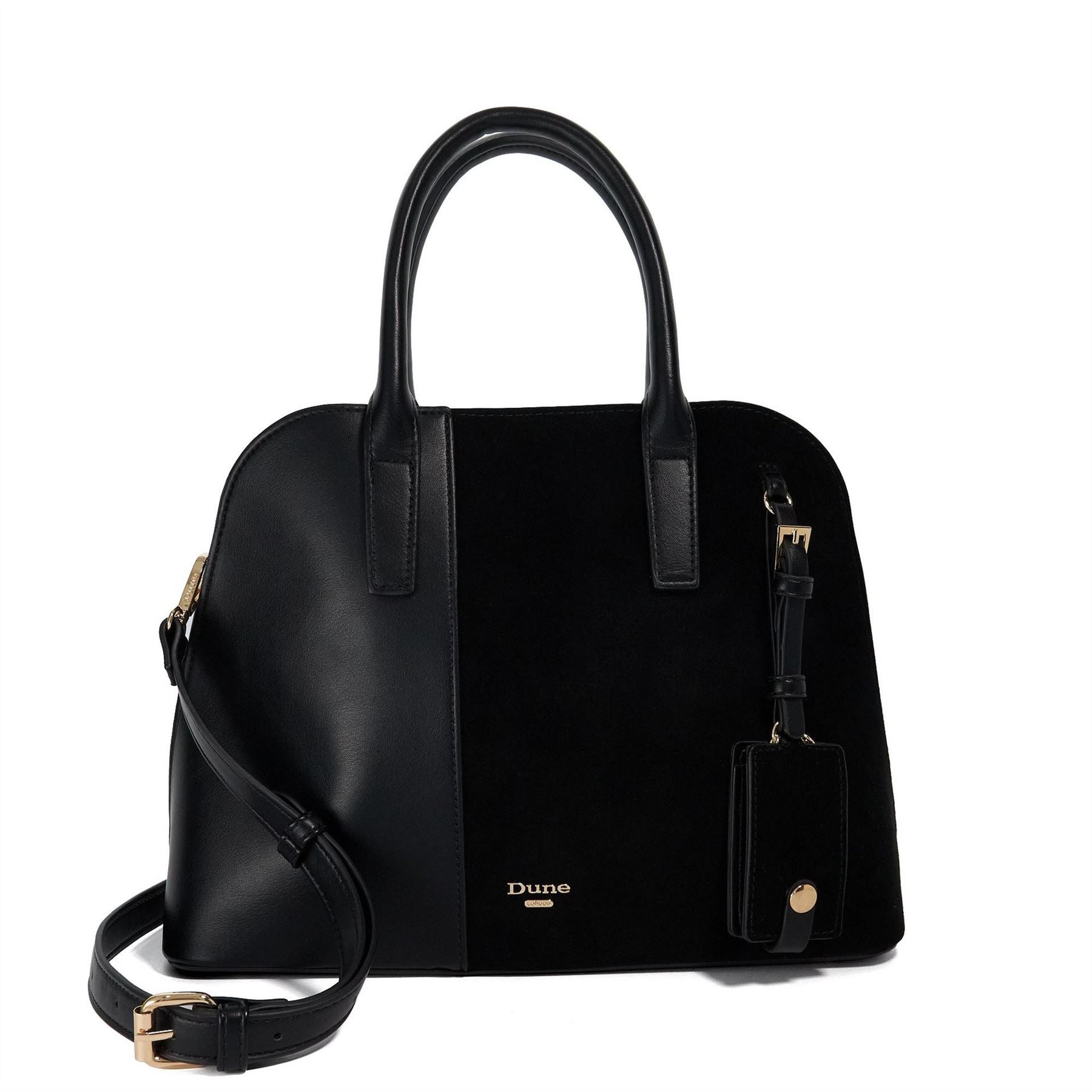 Dune London Dandelions Rectangle Shape Gold Tone Tote with Charm